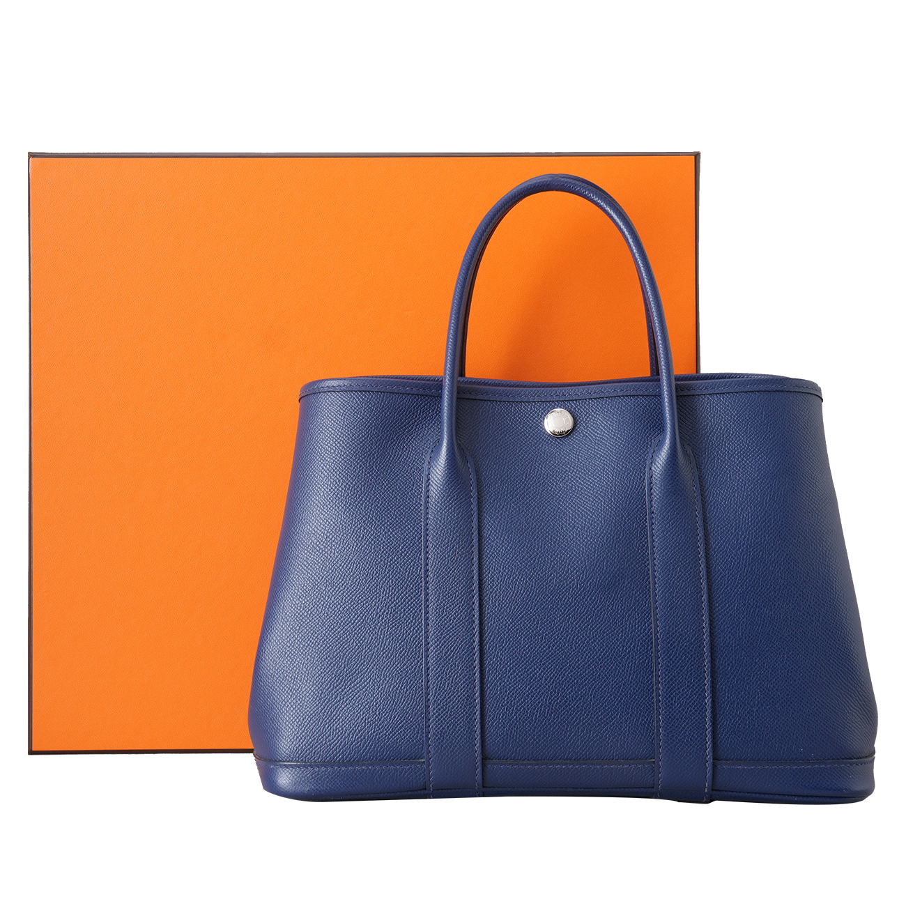 HERMES(USED)에르메스 가든파티 30 블루 사파이어