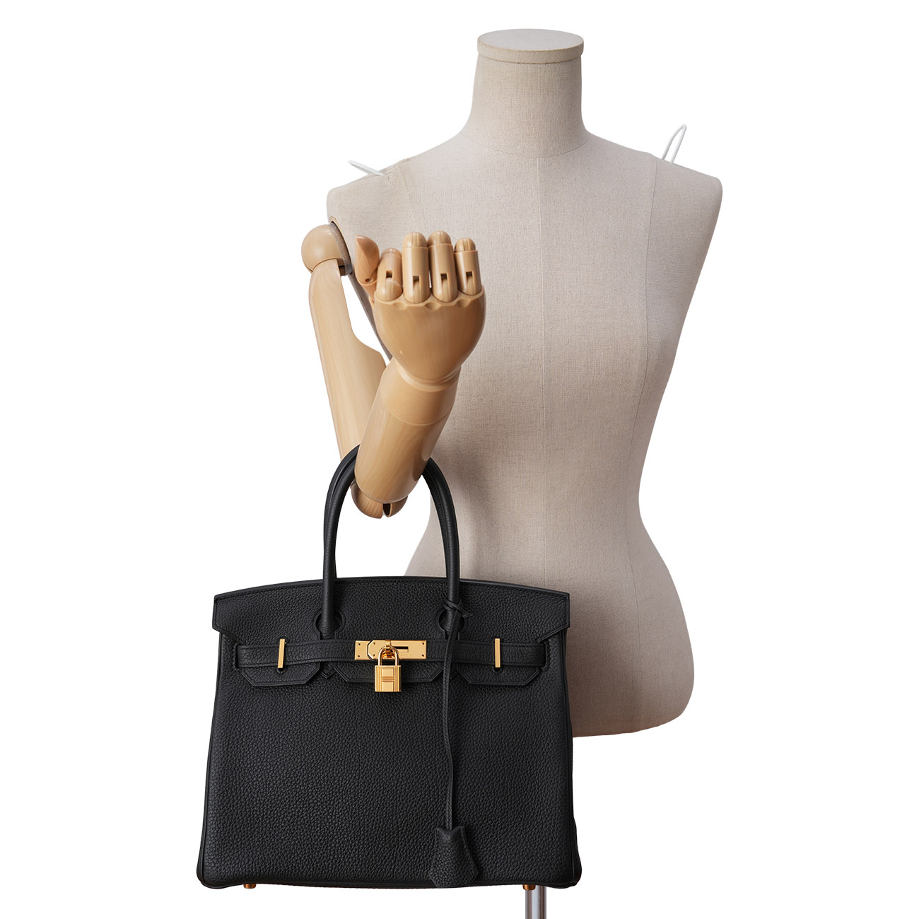 HERMES(USED)에르메스 벌킨 30 블랙 금장