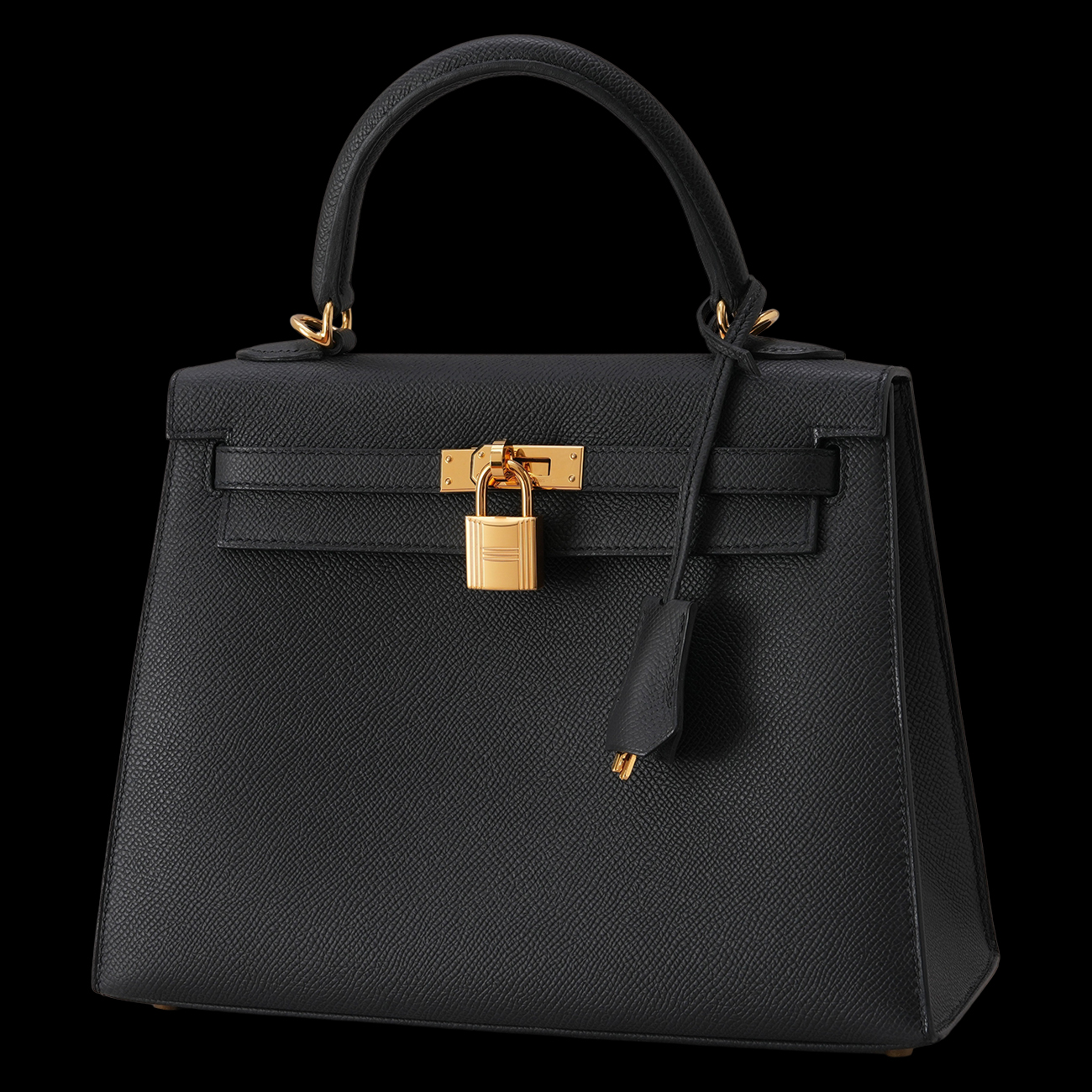 HERMES(USED)에르메스 켈리 25 느와, 금장