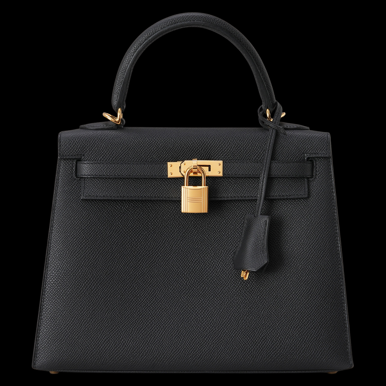 HERMES(USED)에르메스 켈리 25 느와, 금장