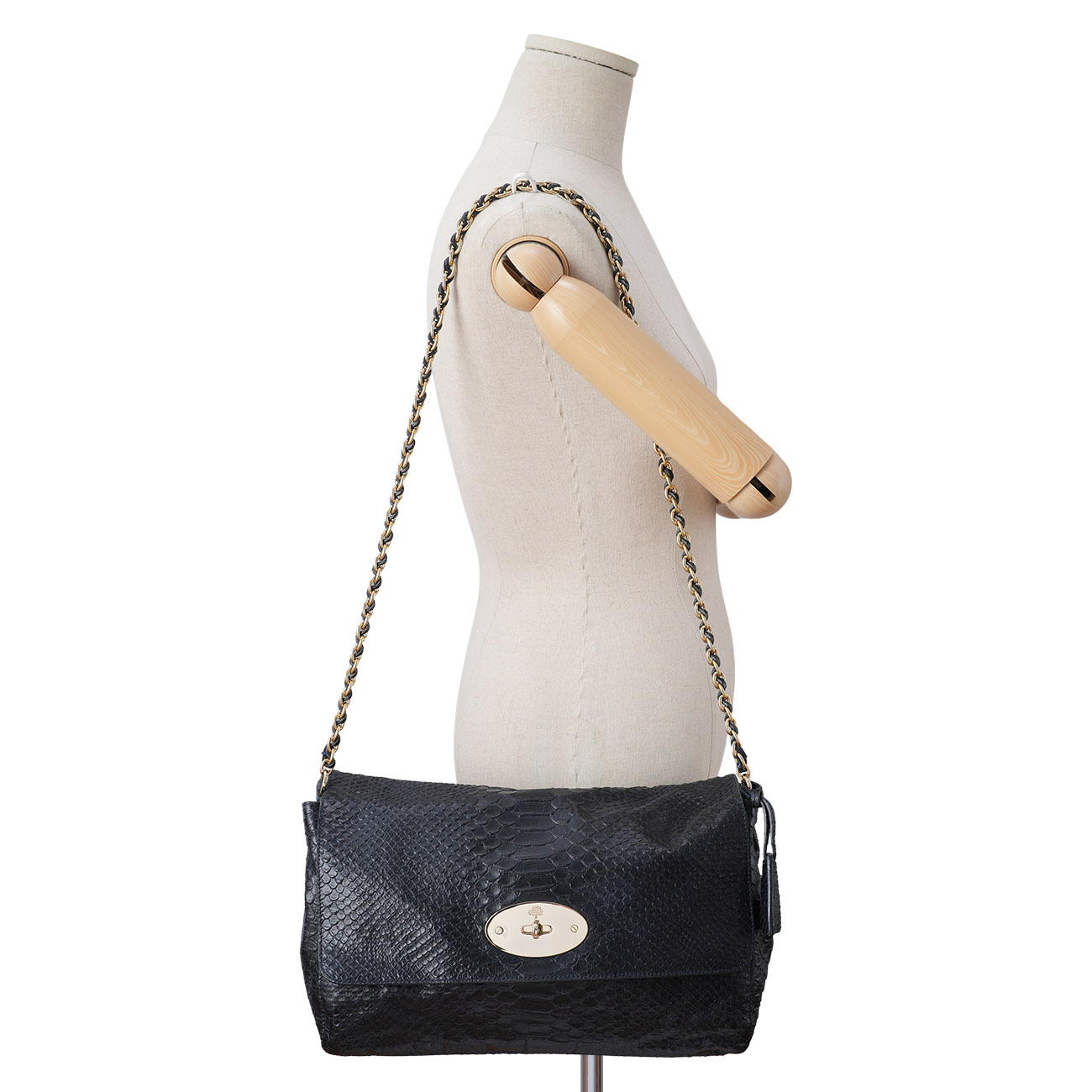 MULBERRY(USED)멀버리 파이톤 패턴 릴리백 라지