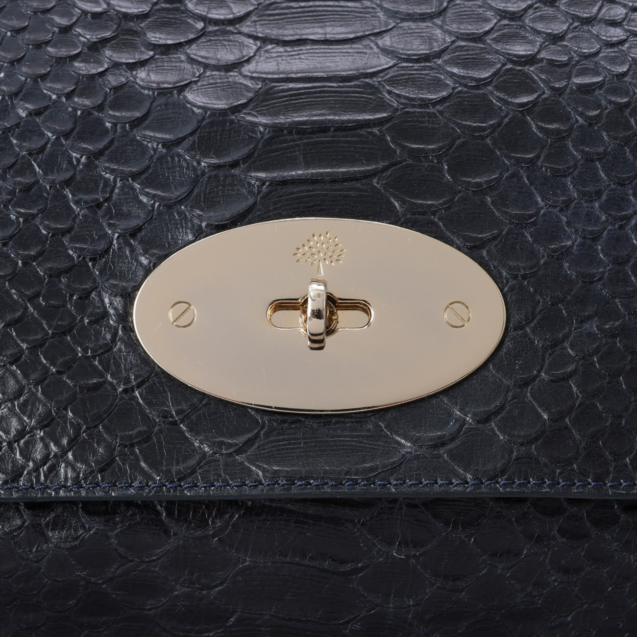MULBERRY(USED)멀버리 파이톤 패턴 릴리백 라지