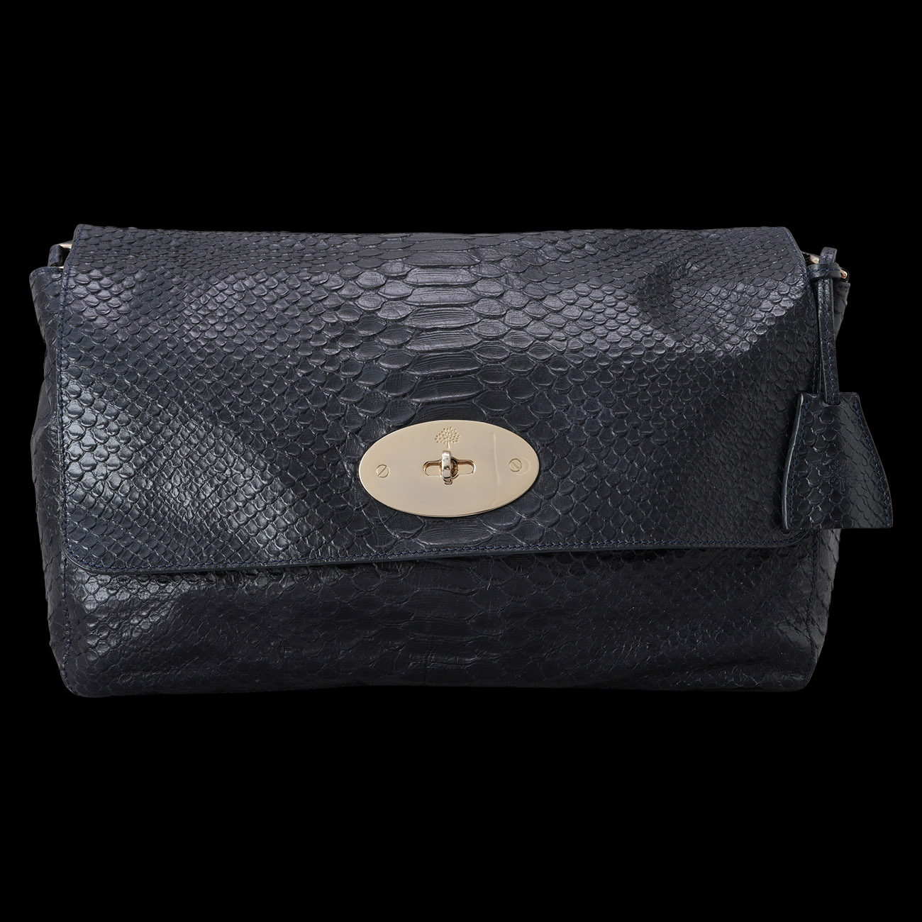 MULBERRY(USED)멀버리 파이톤 패턴 릴리백 라지