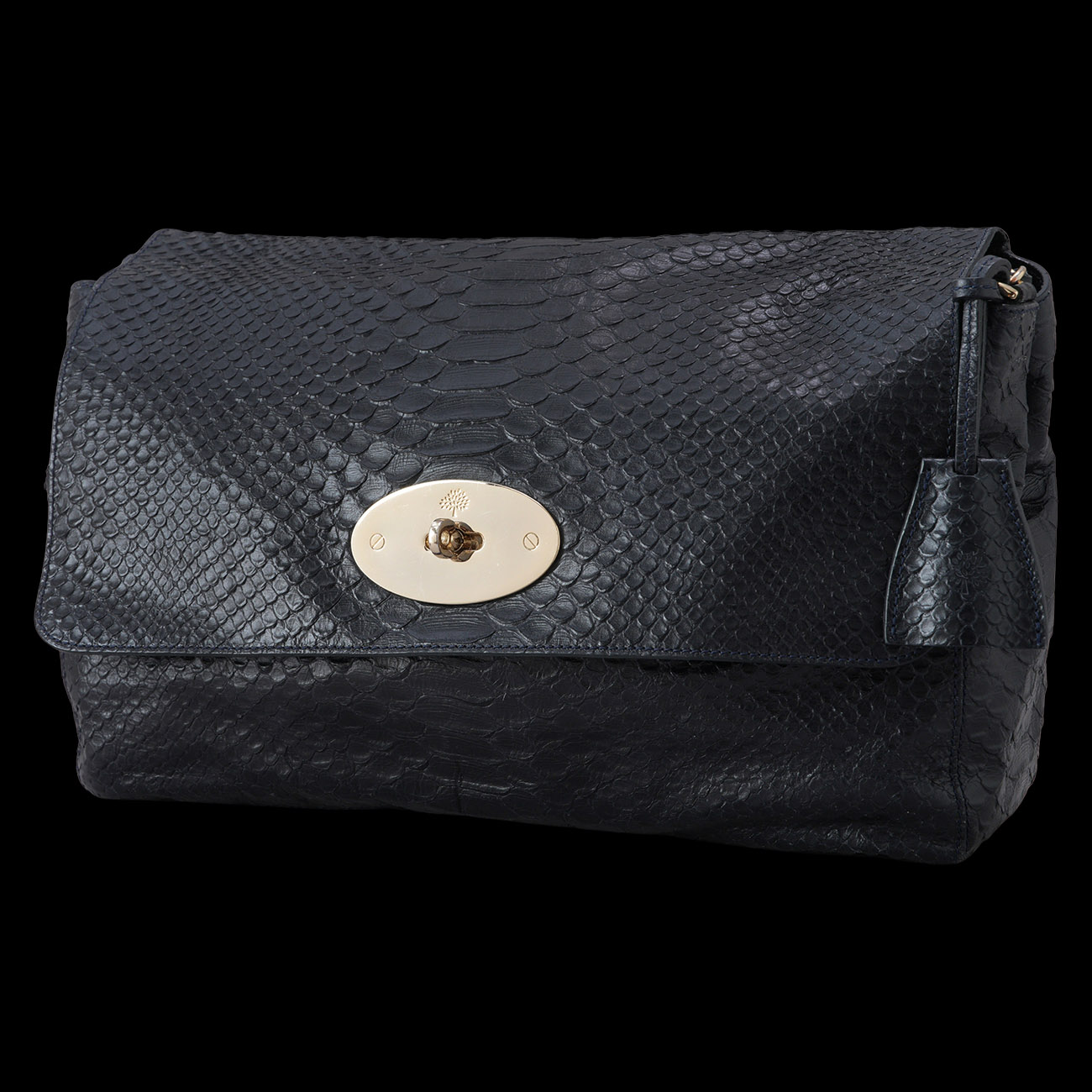 MULBERRY(USED)멀버리 파이톤 패턴 릴리백 라지