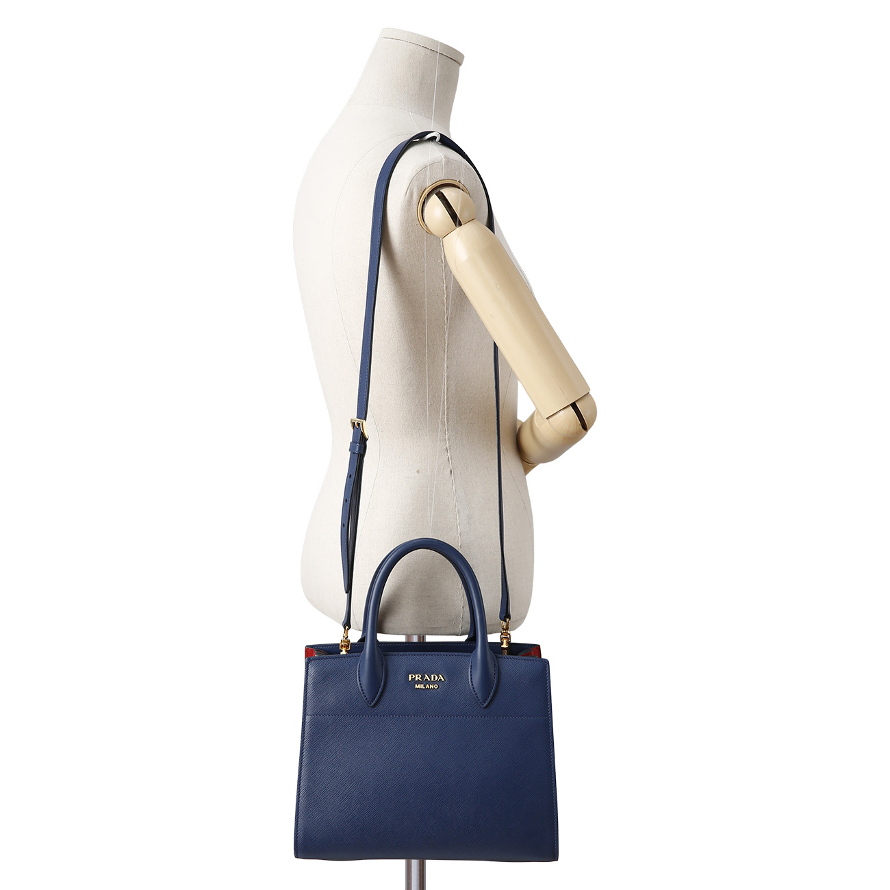 PRADA(USED)프라다 1BA050 비블리오텍 사피아노 토트백