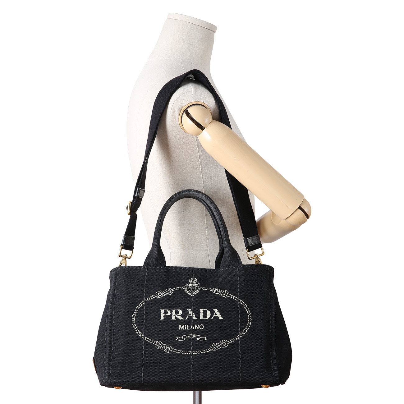 PRADA(USED)프라다 1BG439 카나파 토트겸 숄더백