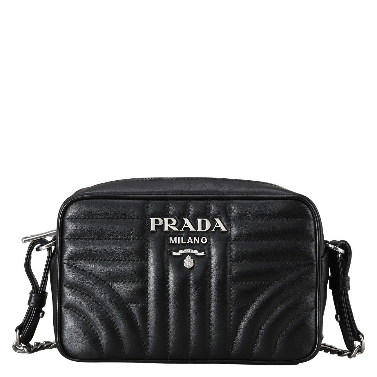 PRADA(USED)프라다 1BH084 다이아그램 카메라백