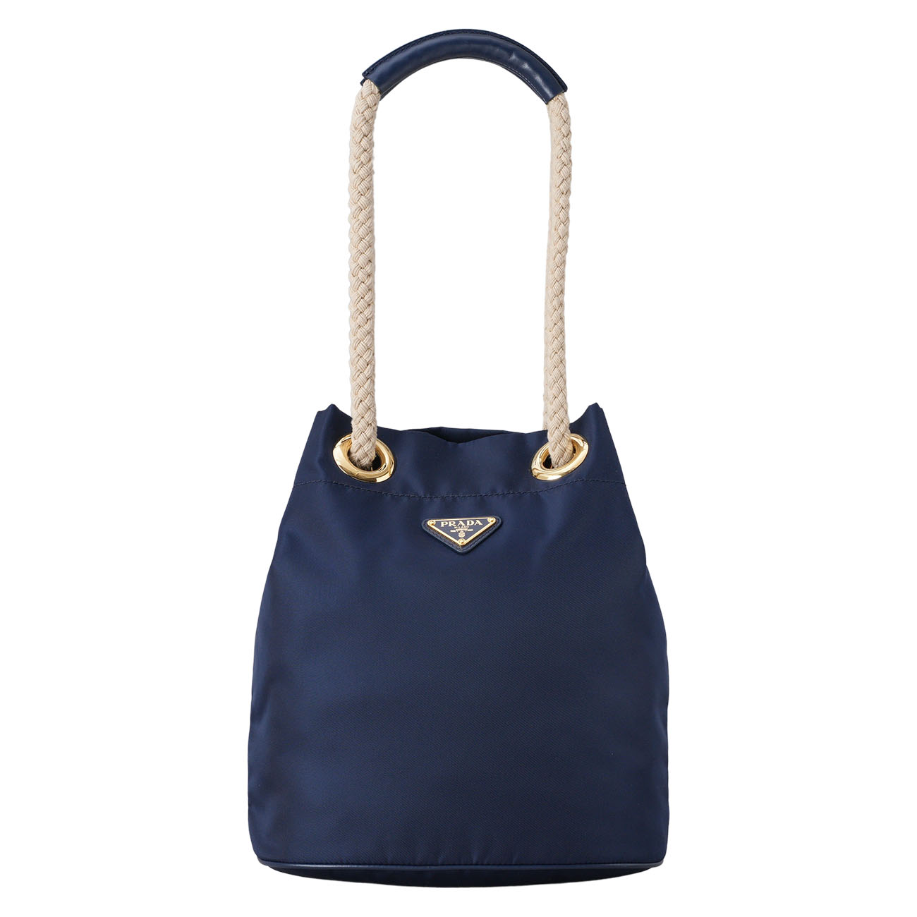 PRADA(USED)프라다 1BE082 나일론 버킷백