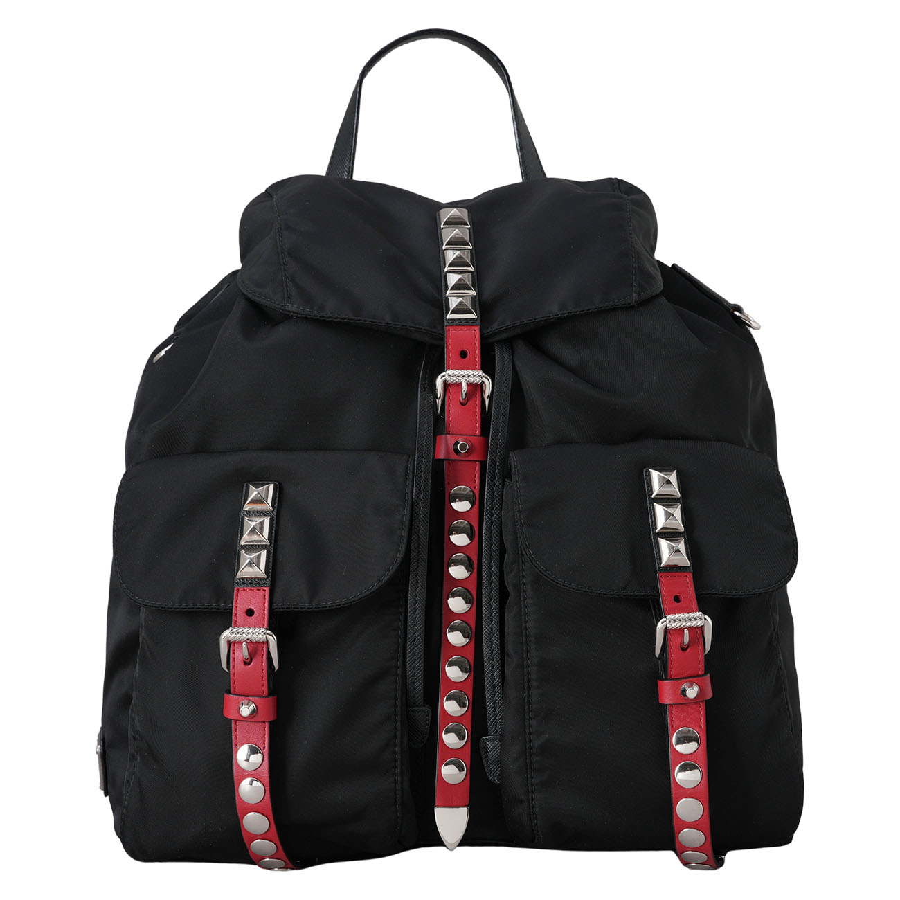 PRADA(USED)프라다 1BZ811 벨라 스터드 백팩