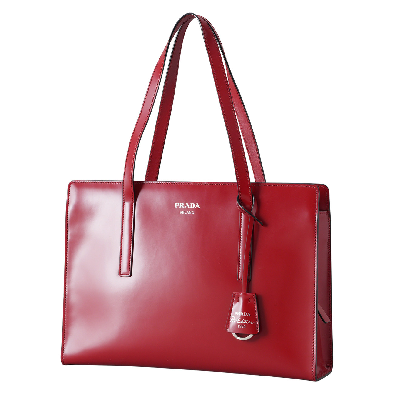 PRADA(USED)프라다 1BA350 브러쉬드 1995 토트백