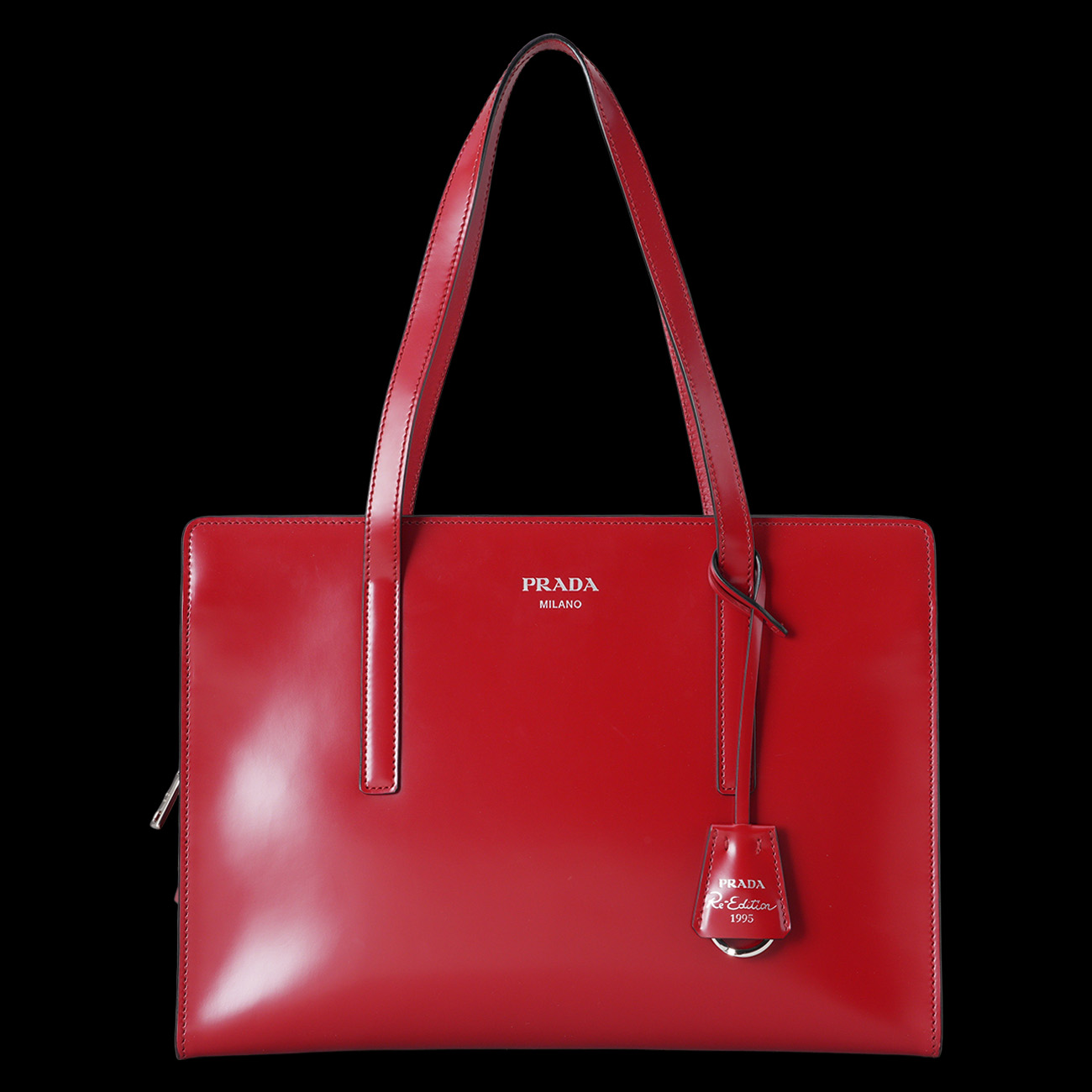 PRADA(USED)프라다 1BA350 브러쉬드 1995 토트백