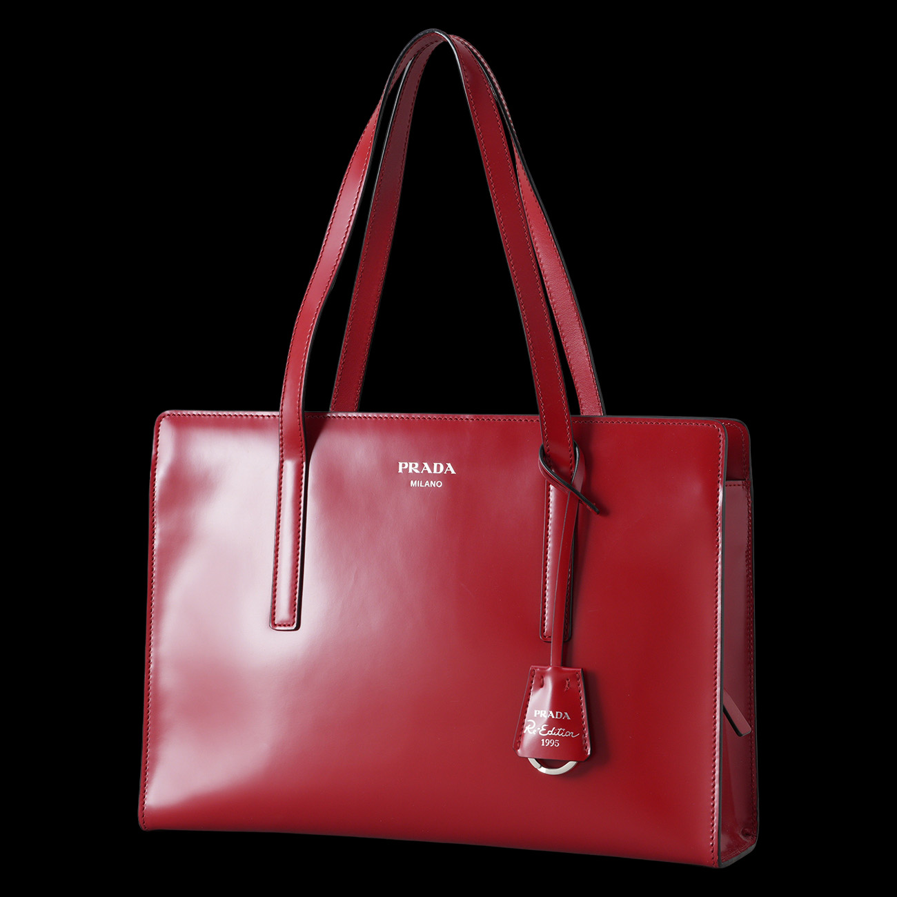 PRADA(USED)프라다 1BA350 브러쉬드 1995 토트백