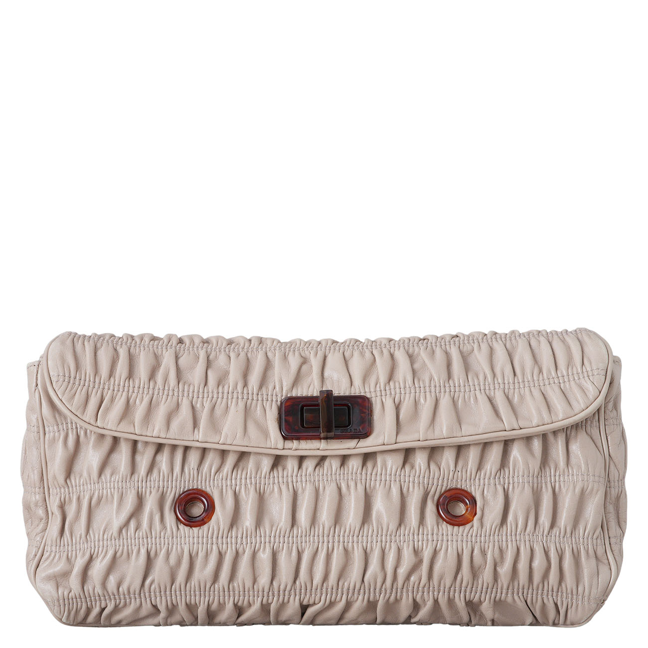 PRADA(USED)프라다 고프레 플랩 클러치