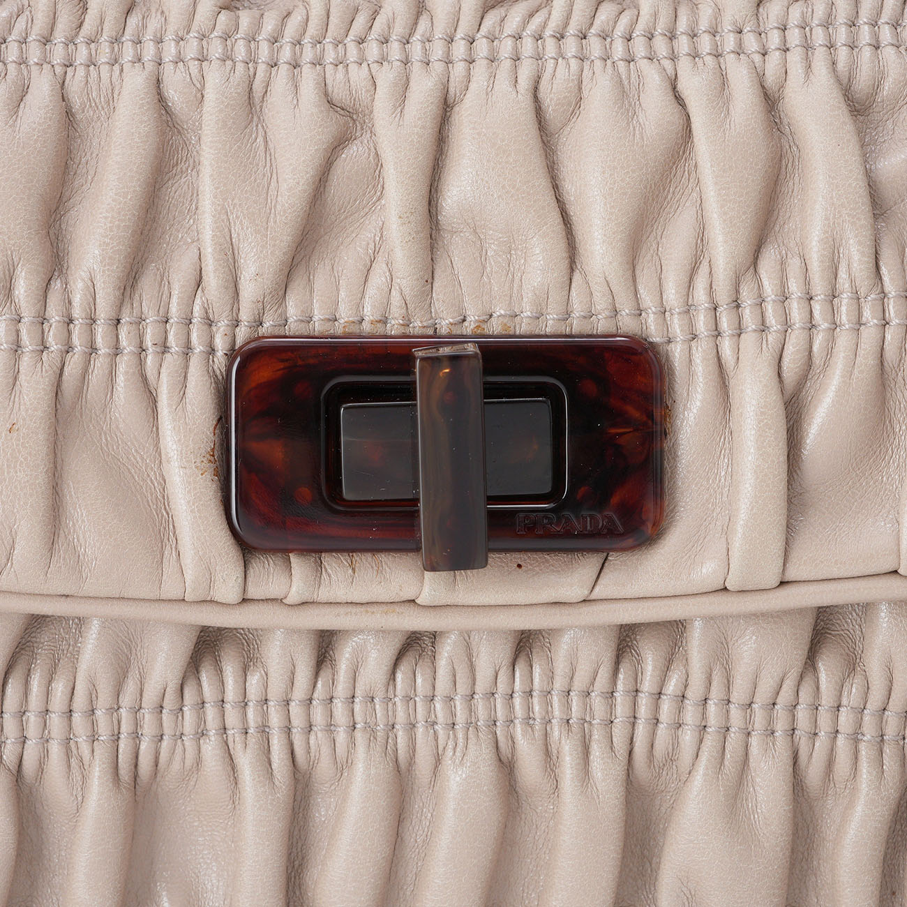 PRADA(USED)프라다 고프레 플랩 클러치