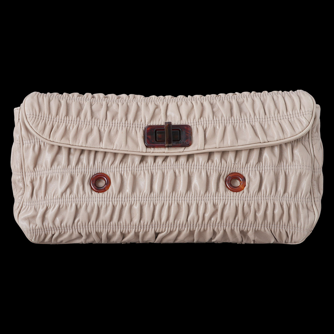 PRADA(USED)프라다 고프레 플랩 클러치