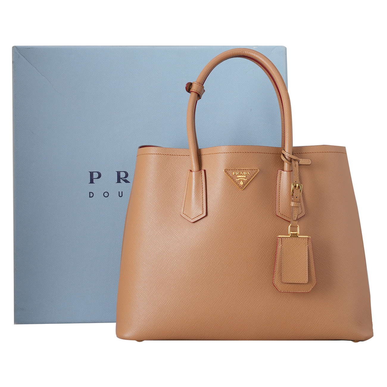 PRADA(USED)프라다 B2756T 사피아노 두블레 백