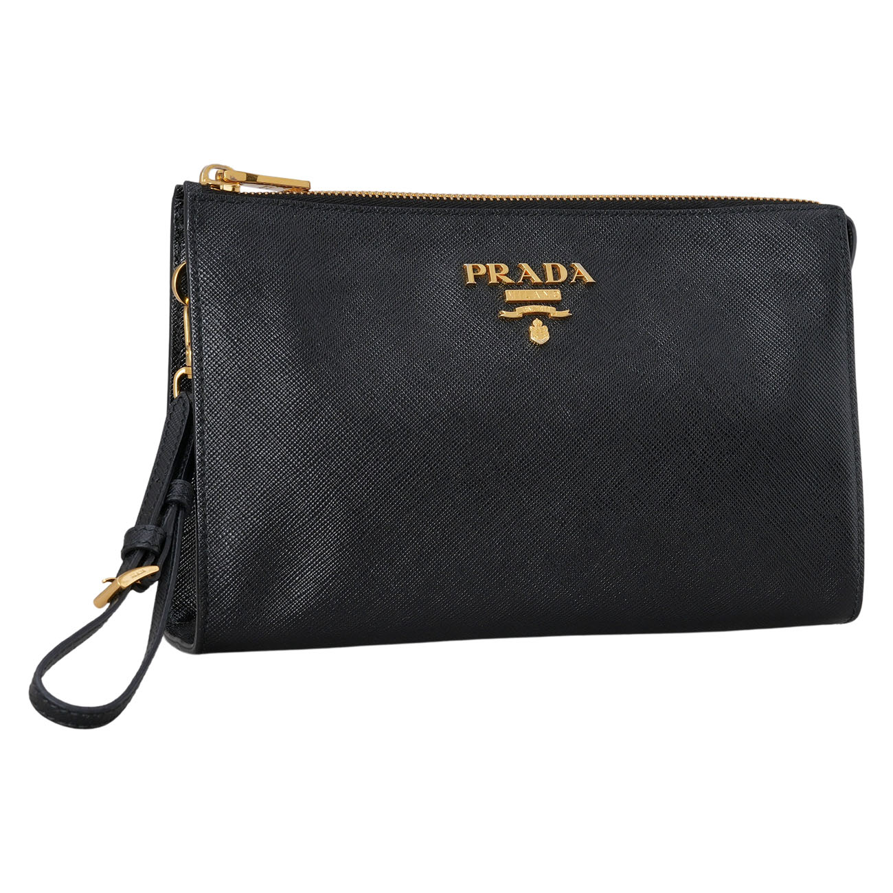 PRADA(USED)프라다 사피아노 가죽 클러치