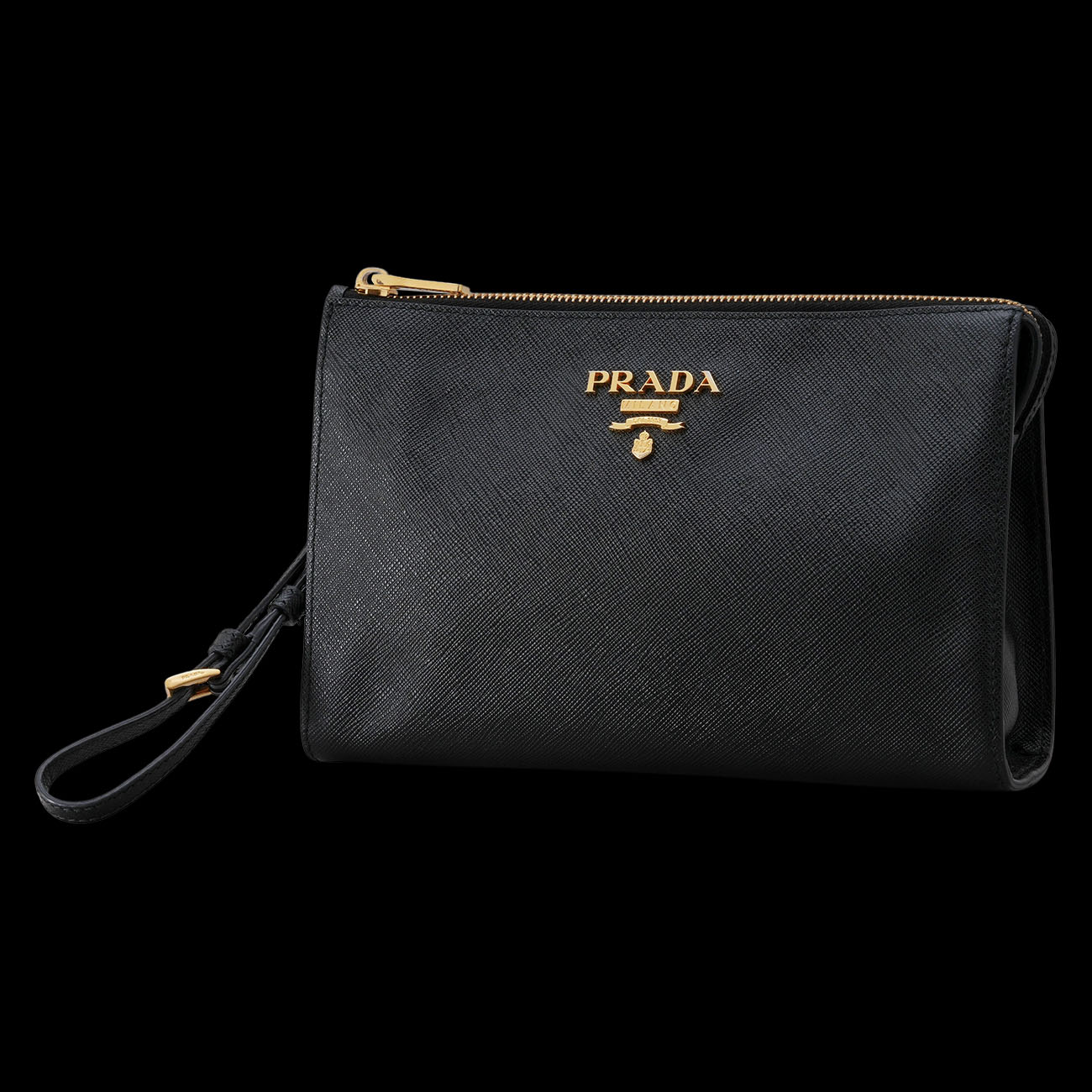 PRADA(USED)프라다 사피아노 가죽 클러치