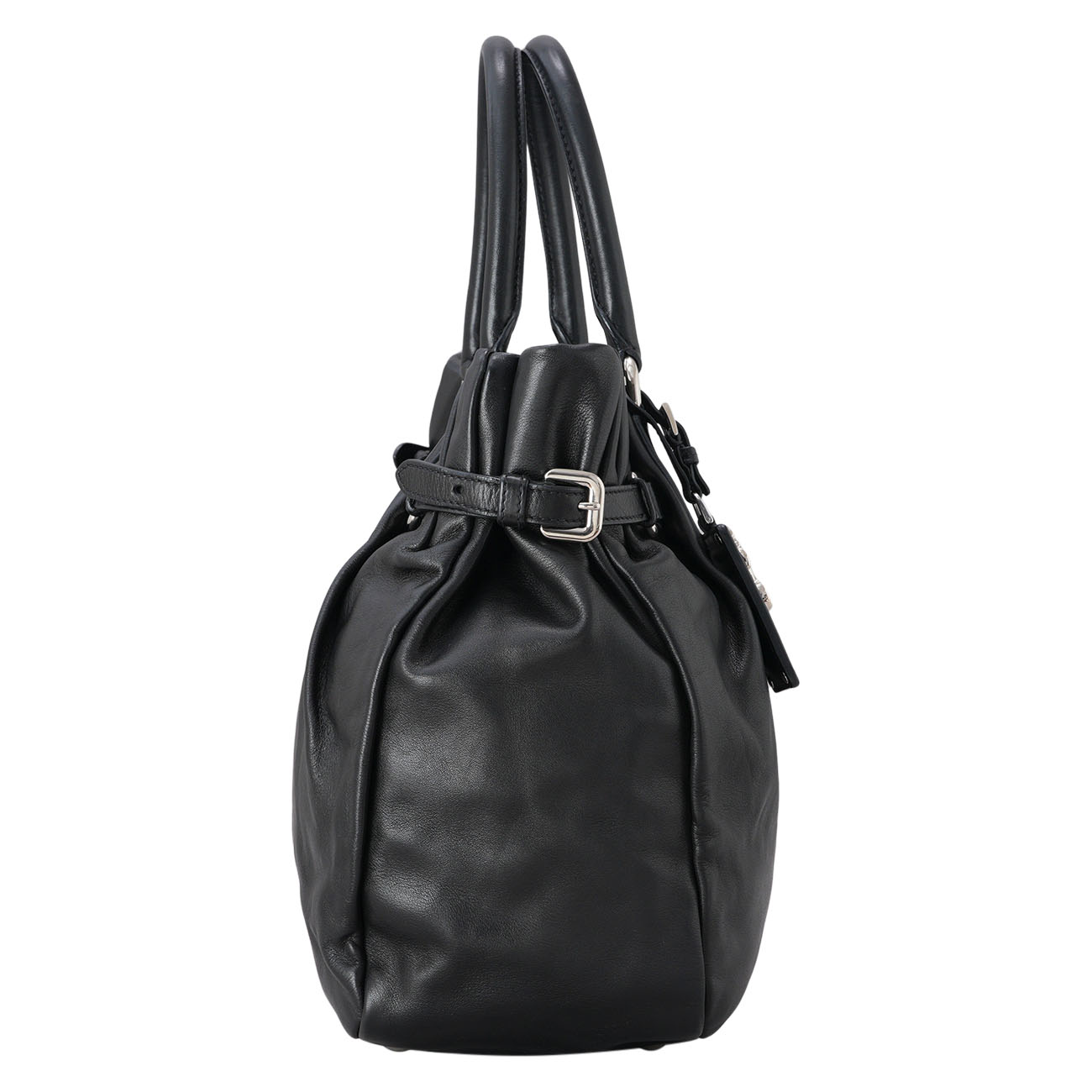 PRADA(USED)프라다 소프트 카프 숄더백