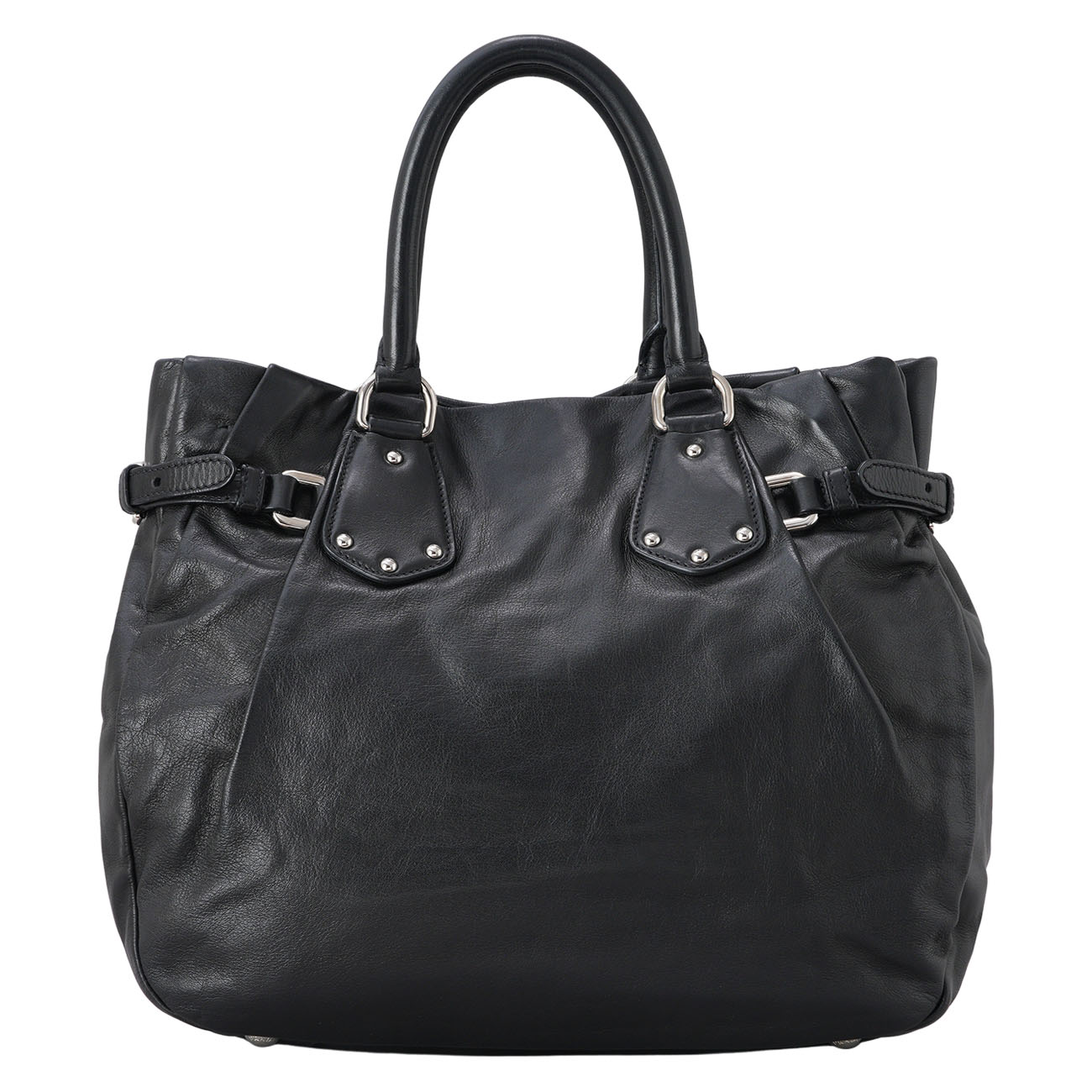 PRADA(USED)프라다 소프트 카프 숄더백