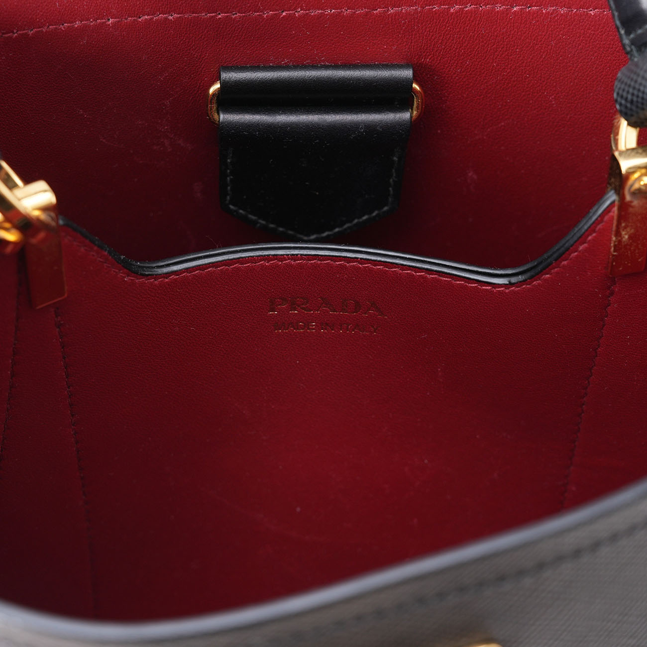 PRADA(USED)프라다 1BA212 사피아노 파니에 토트백