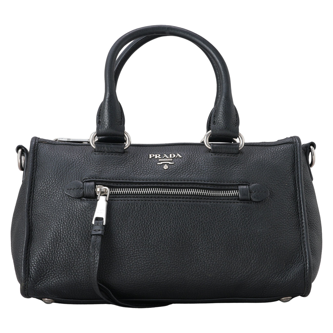 PRADA(USED)프라다 1BB022 비텔로 피닉스 모터백