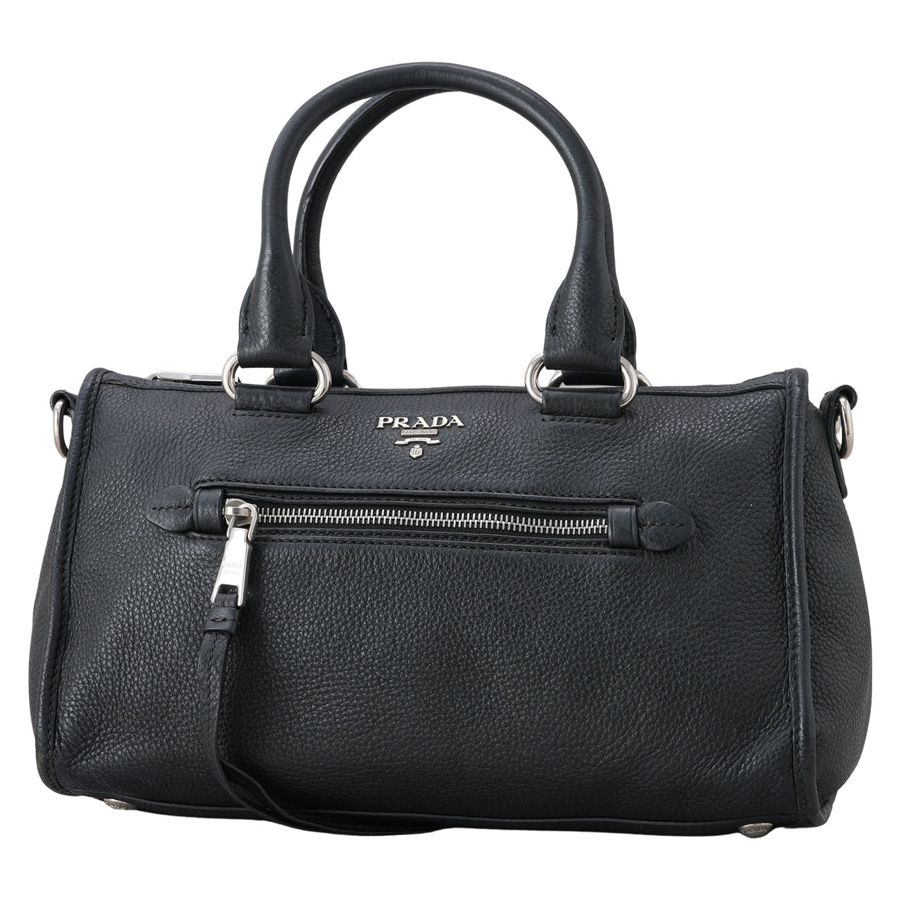 PRADA(USED)프라다 1BB022 비텔로 피닉스 모터백