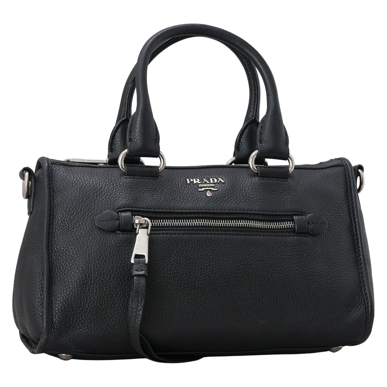 PRADA(USED)프라다 1BB022 비텔로 피닉스 모터백