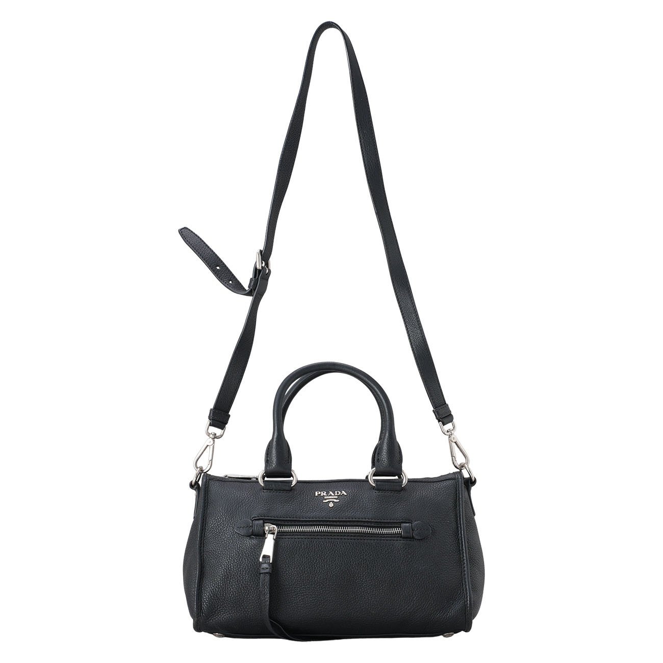 PRADA(USED)프라다 1BB022 비텔로 피닉스 모터백