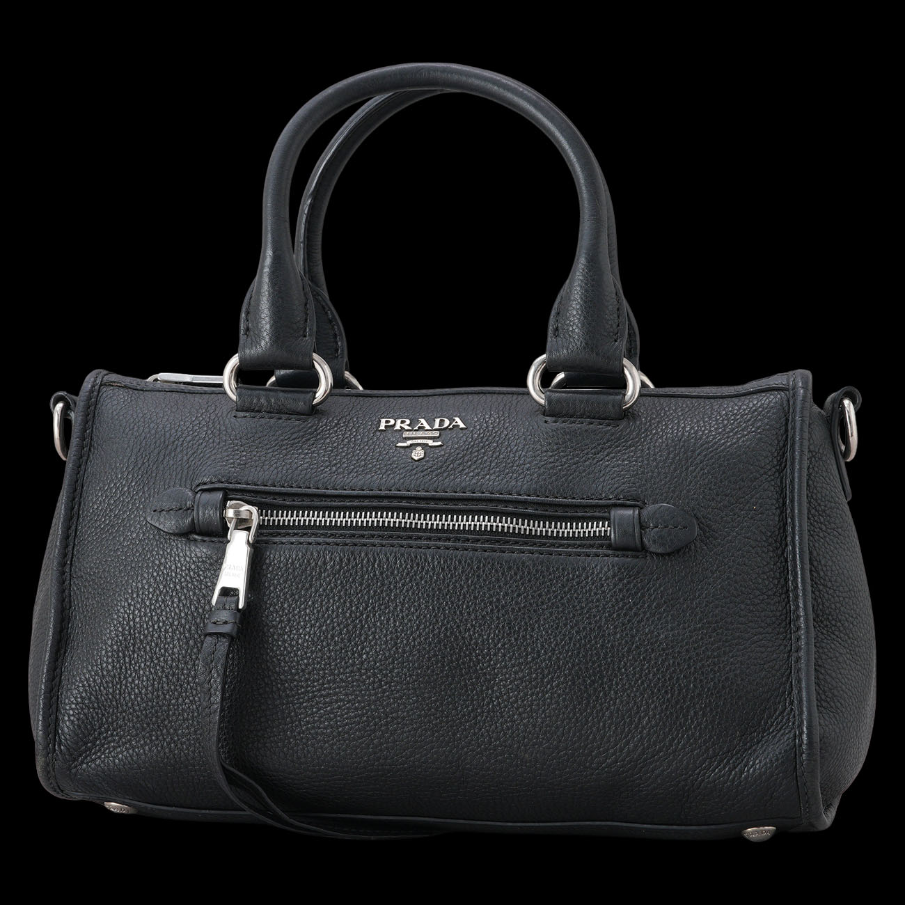 PRADA(USED)프라다 1BB022 비텔로 피닉스 모터백