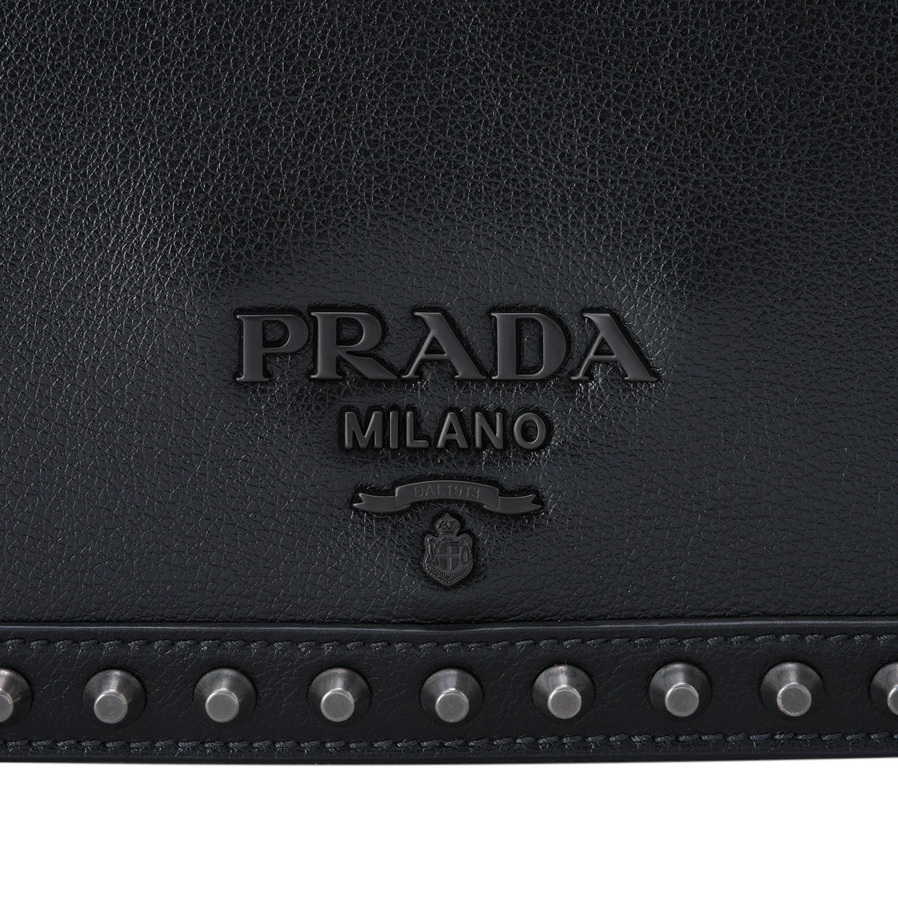 PRADA(USED)프라다 1BD147 스터드 플랩 숄더백