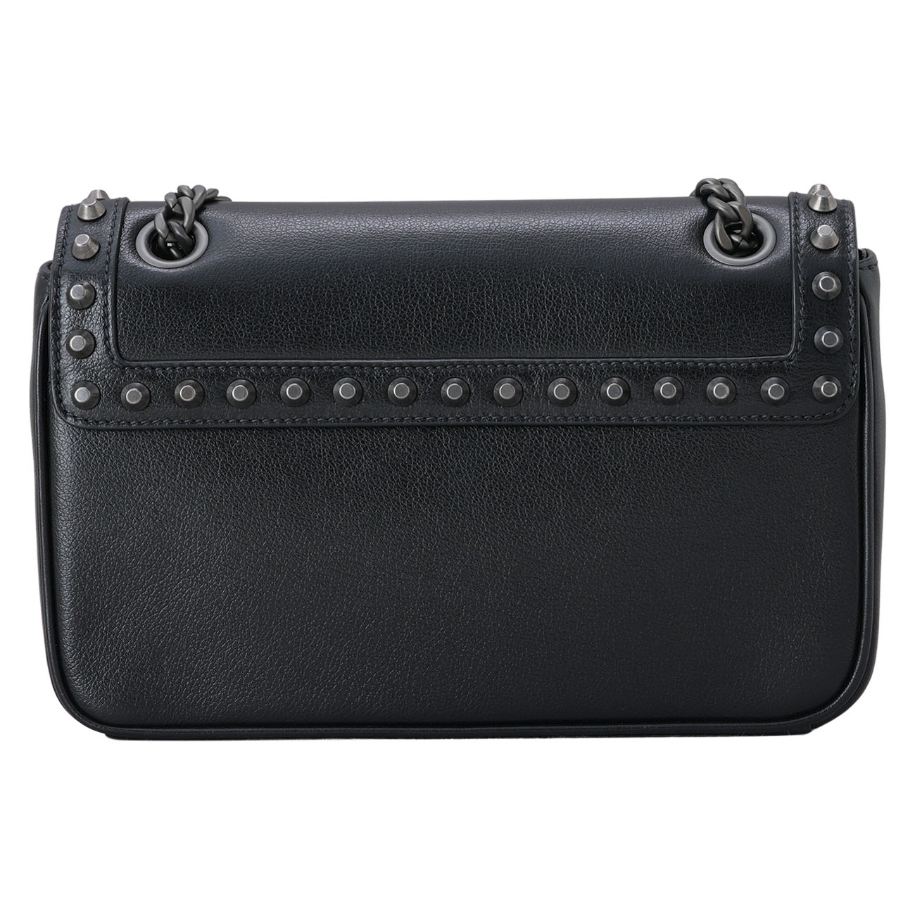PRADA(USED)프라다 1BD147 스터드 플랩 숄더백