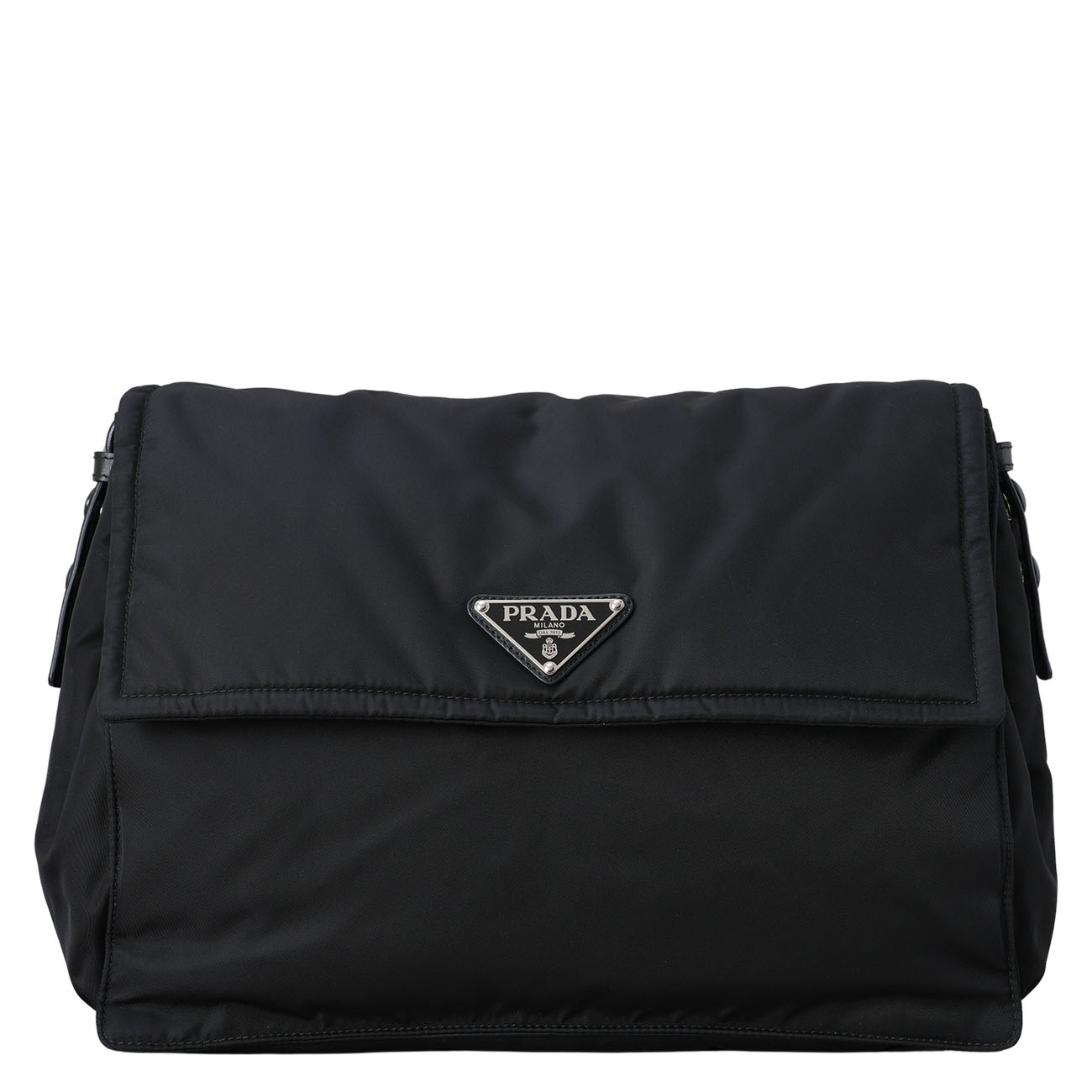 PRADA(USED)프라다 1BD256 트래블러 라지 리나일론 패딩 숄더백