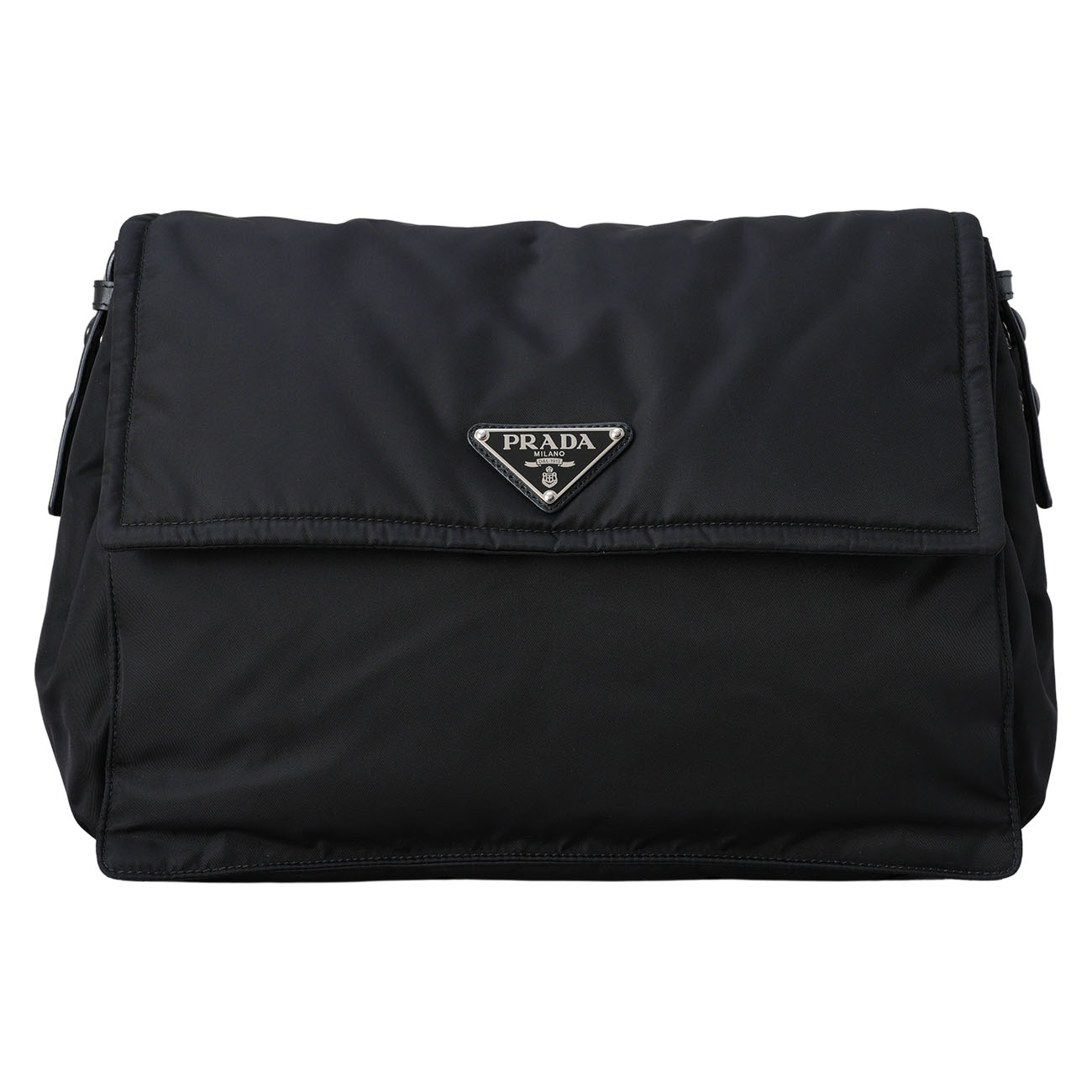 PRADA(USED)프라다 1BD256 트래블러 라지 리나일론 패딩 숄더백