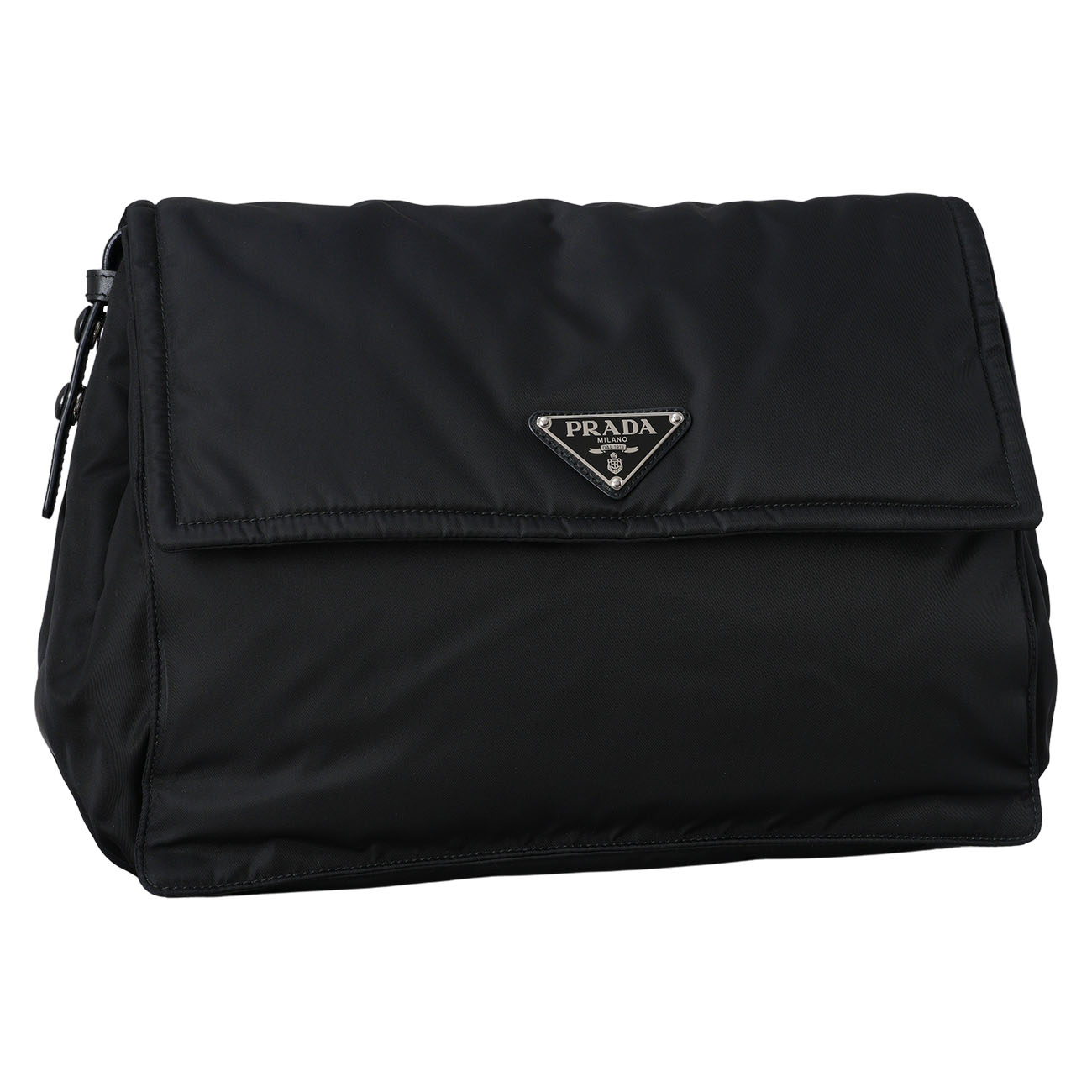 PRADA(USED)프라다 1BD256 트래블러 라지 리나일론 패딩 숄더백