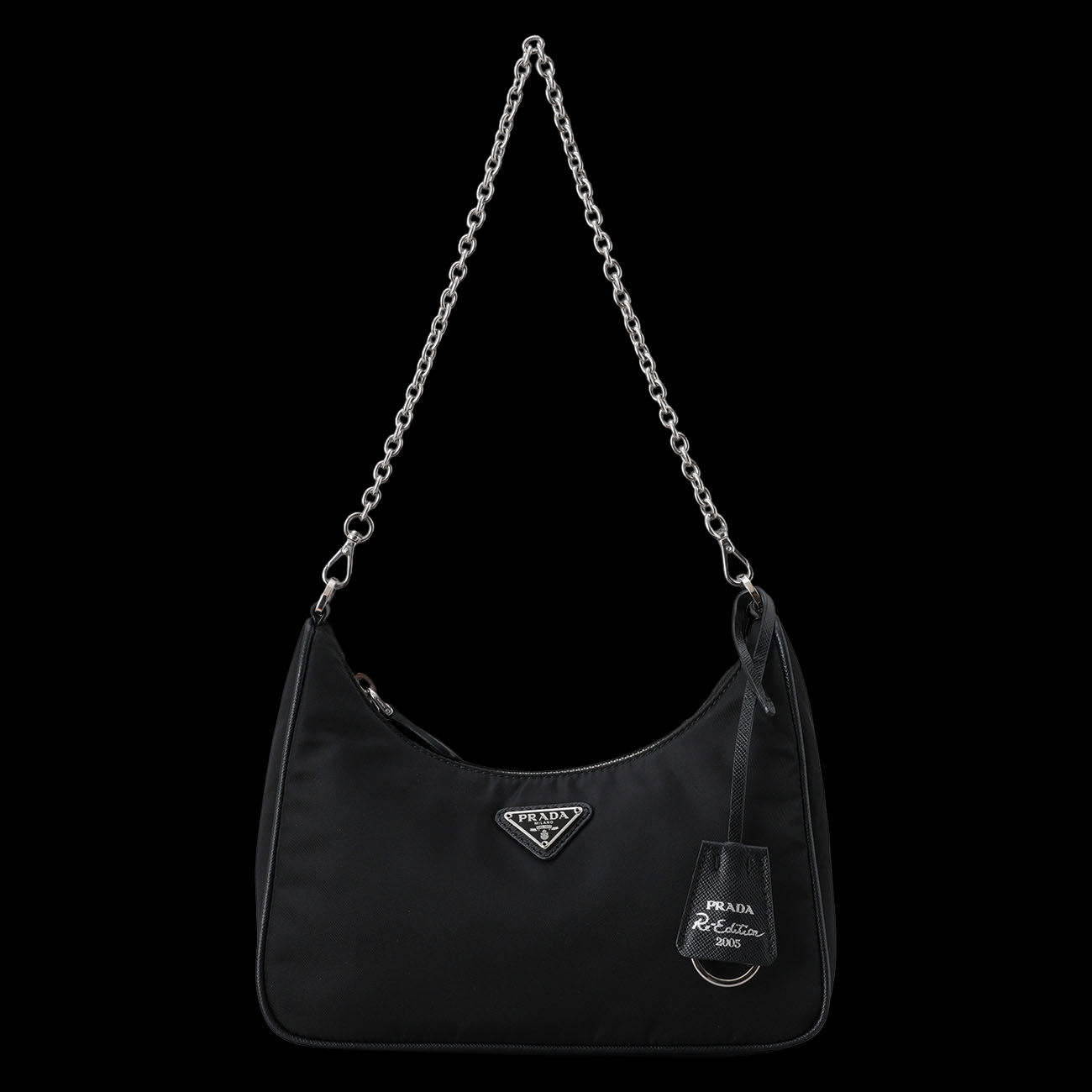 PRADA(USED)프라다 1BH204 리에디션 리나일론 호보백