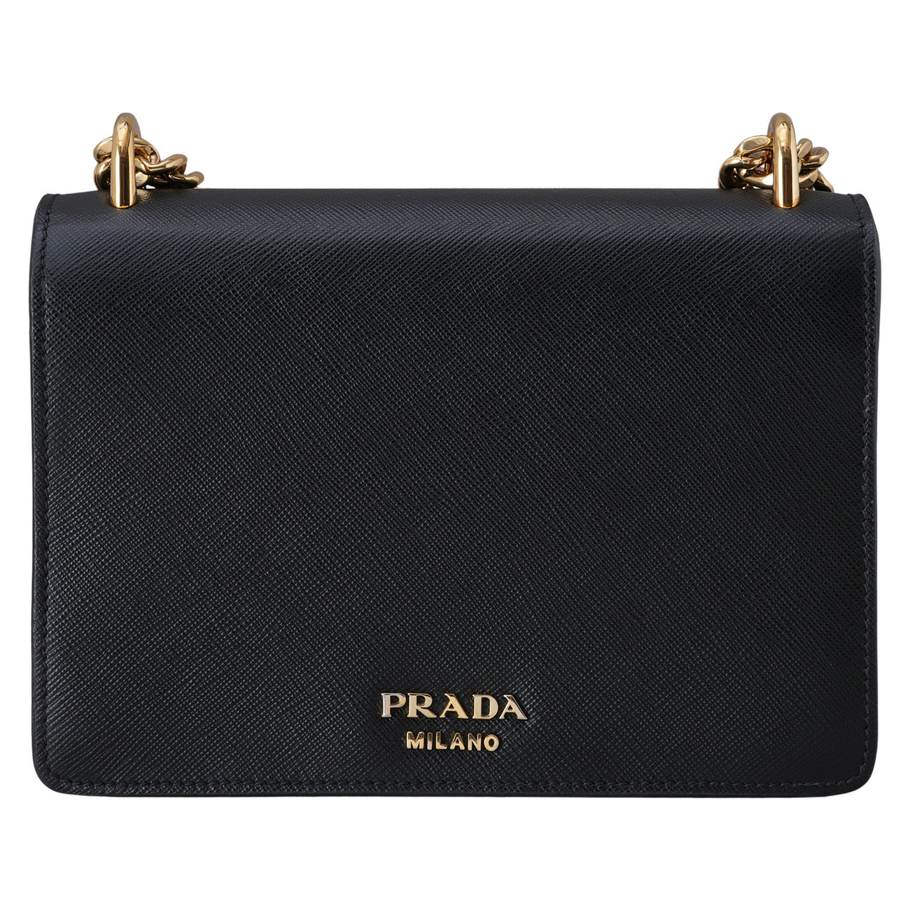 PRADA(USED)프라다 1BD200 사피아노 엔벨롭 체인 숄더백