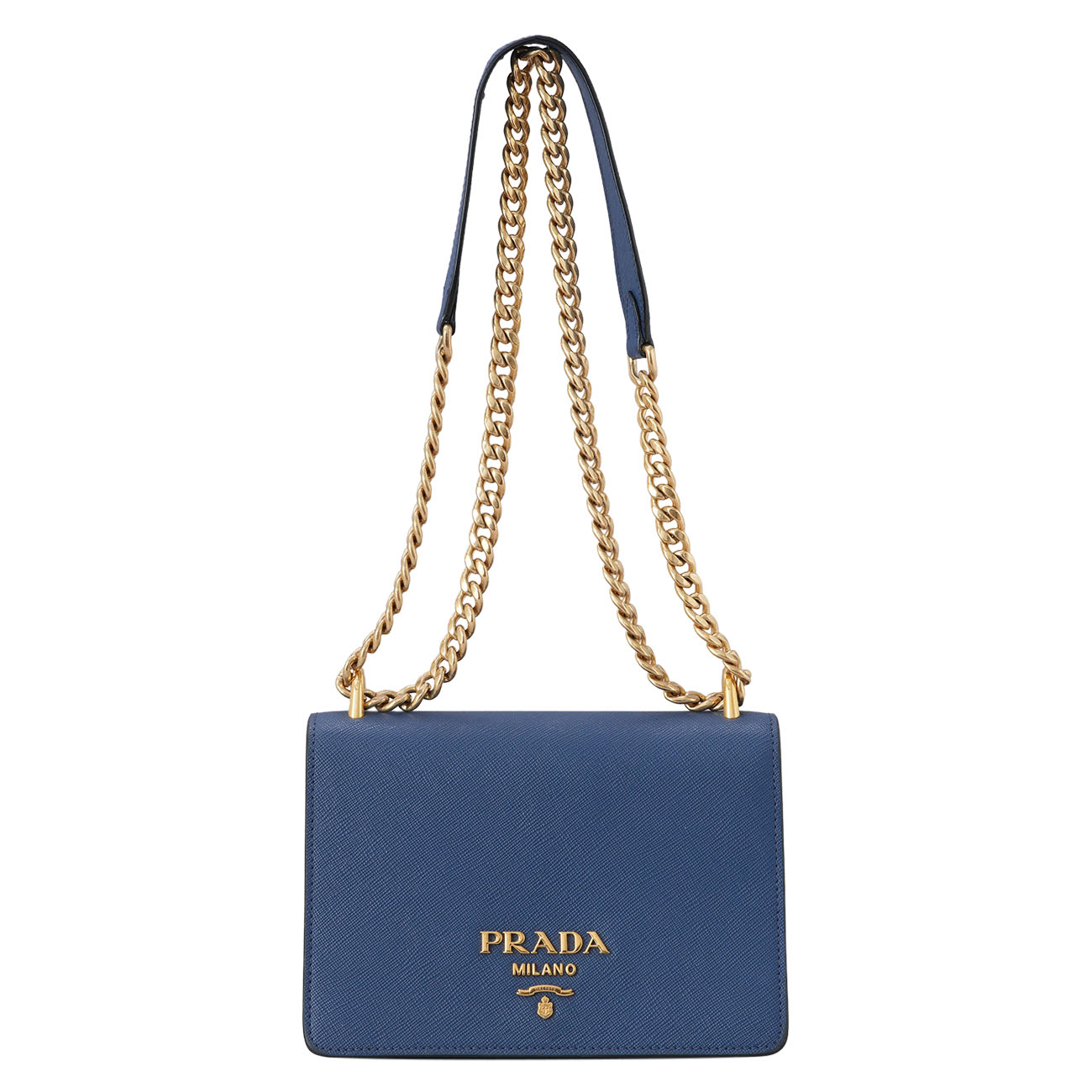 PRADA(USED)프라다 1BD133 사피아노 체인 플랩백
