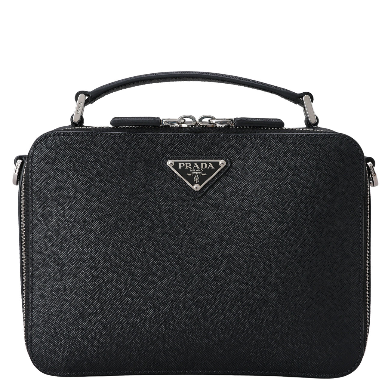 PRADA(USED)프라다 2VH069 사피아노 탑핸들 크로스백 & 에어팟케이스