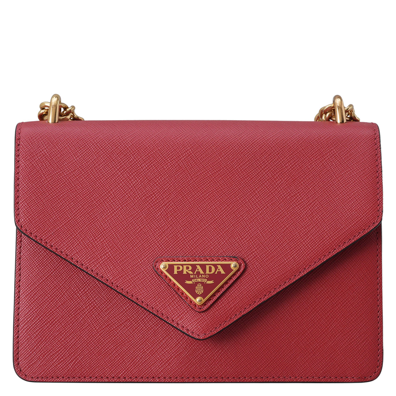 PRADA(USED)프라다 1BD200 사피아노 엔벨롭 체인 숄더백