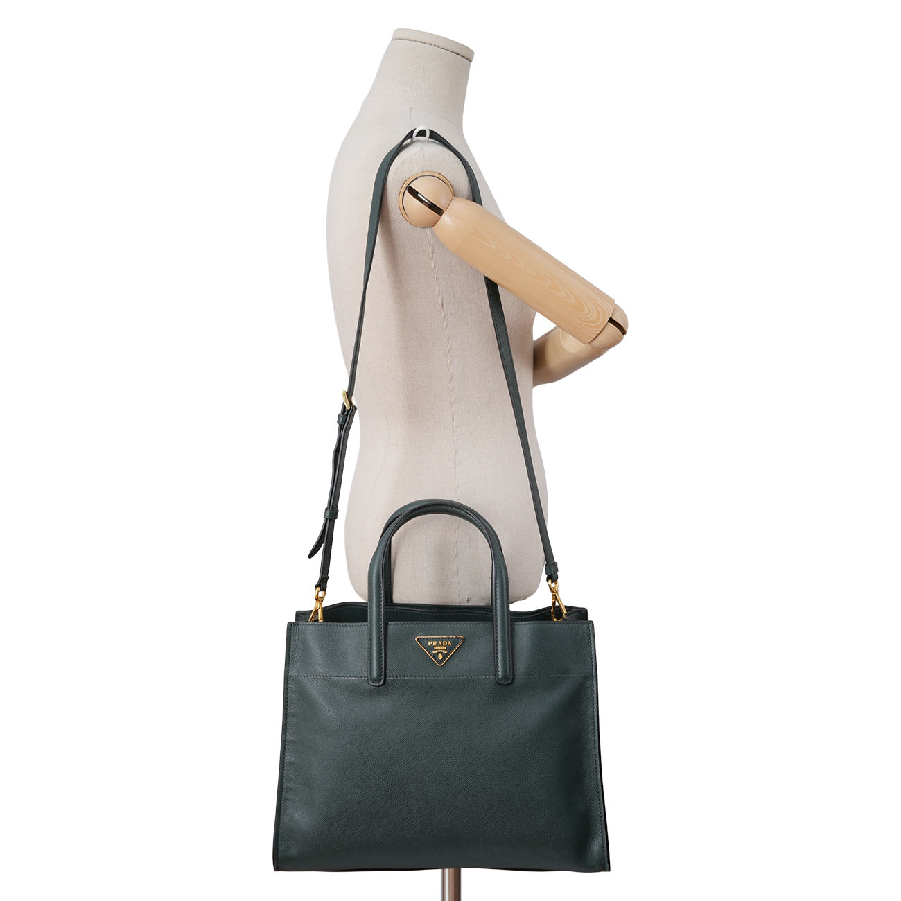 PRADA(USED)프라다 사피아노 럭스 토트백