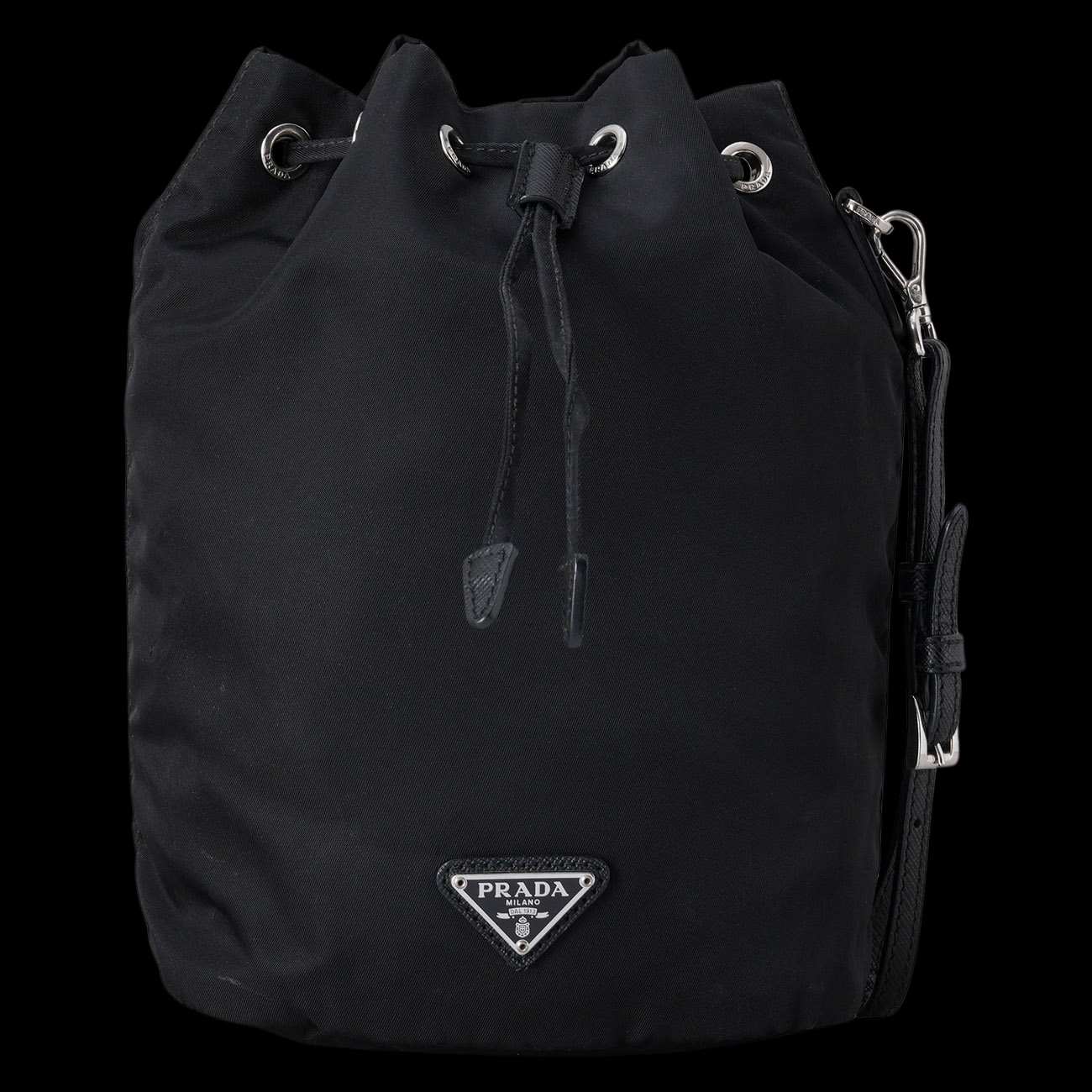 PRADA(USED)프라다 1NS369 리나일론 버킷 파우치
