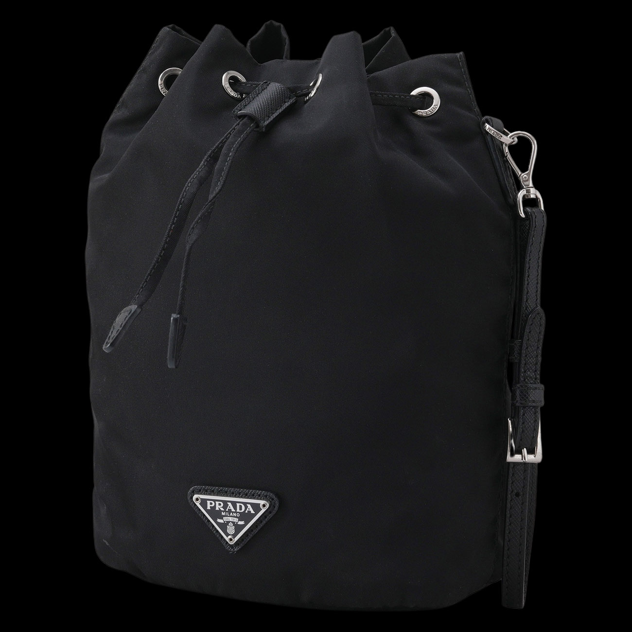 PRADA(USED)프라다 1NS369 리나일론 버킷 파우치
