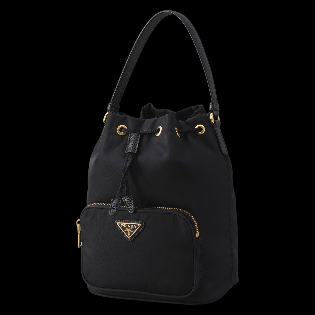 PRADA(USED)프라다 1BH038 리나일론 호보백