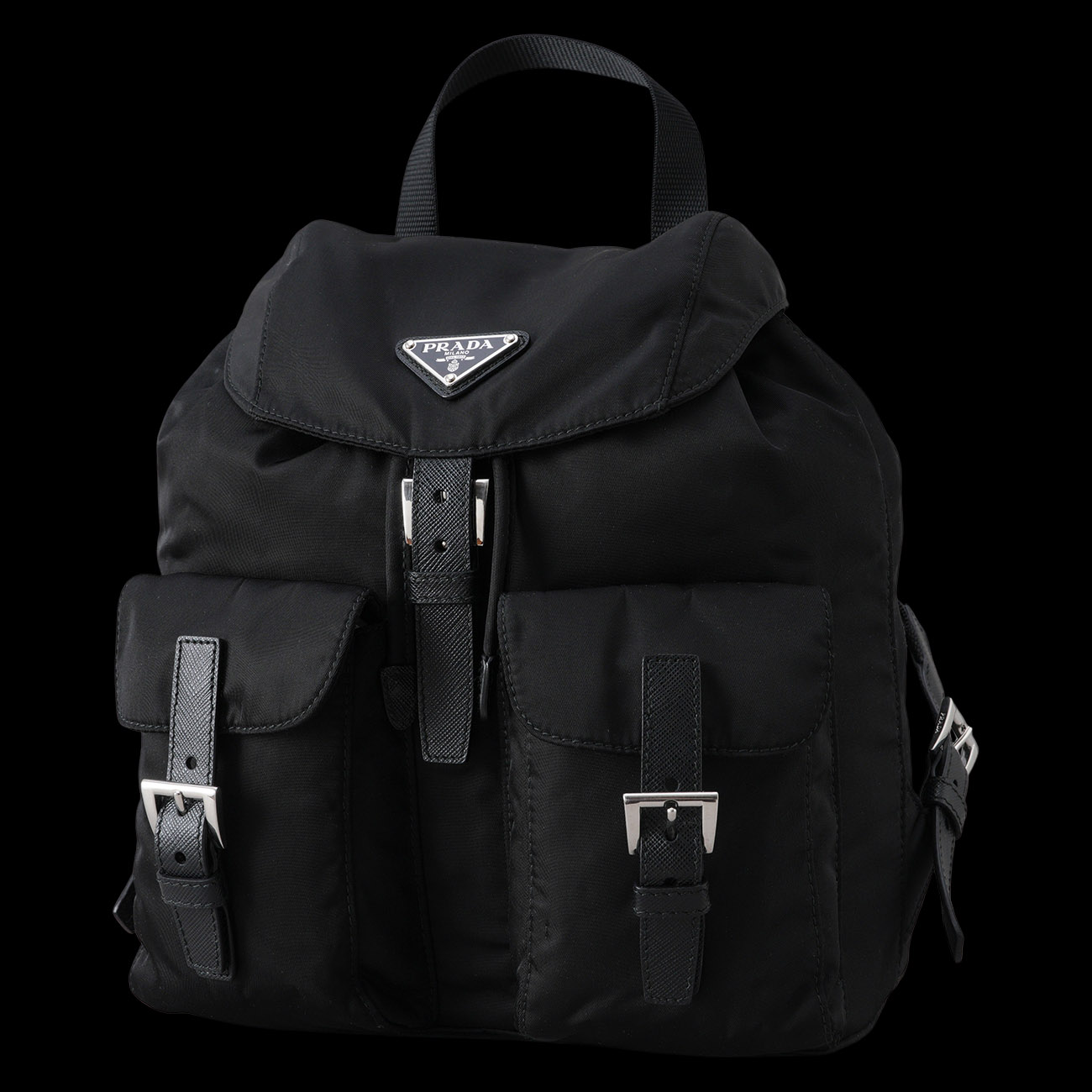 PRADA(USED)프라다 나일론 투포켓 백팩