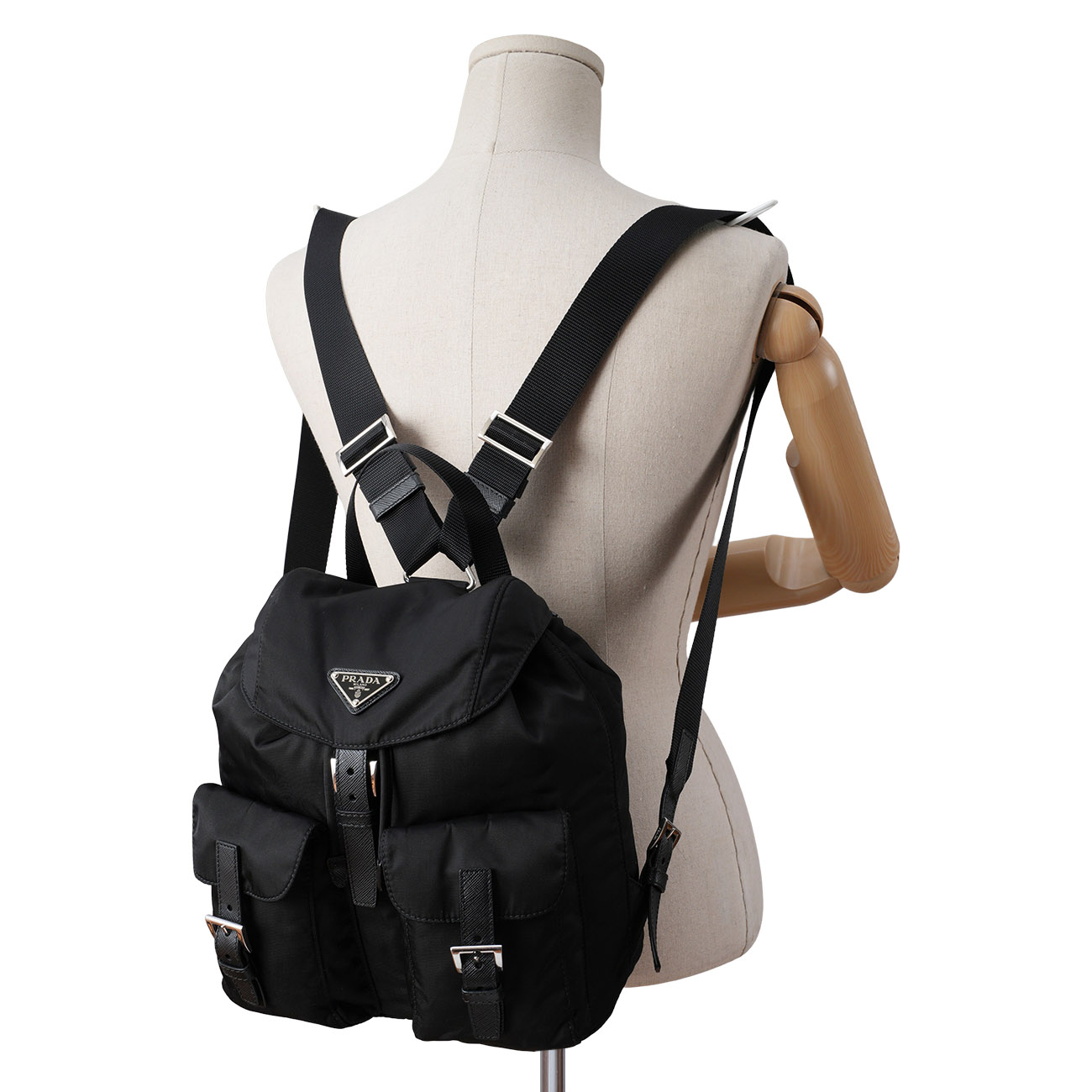PRADA(USED)프라다 나일론 투포켓 백팩