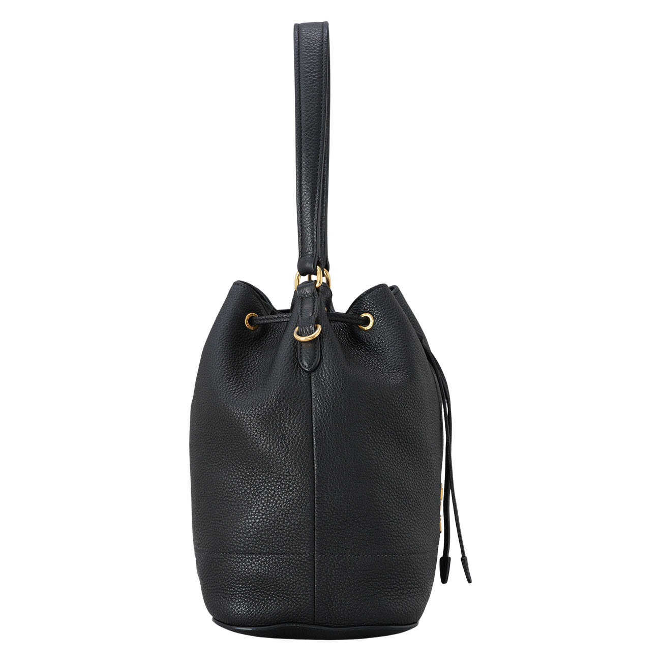 PRADA(USED)프라다 1BE018 비텔로 다이노 버킷백