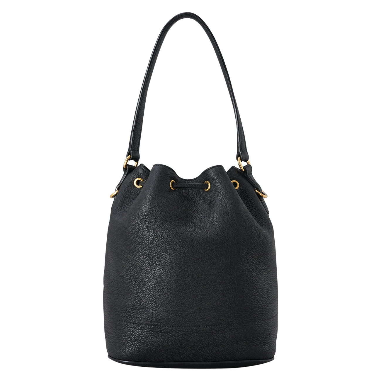 PRADA(USED)프라다 1BE018 비텔로 다이노 버킷백