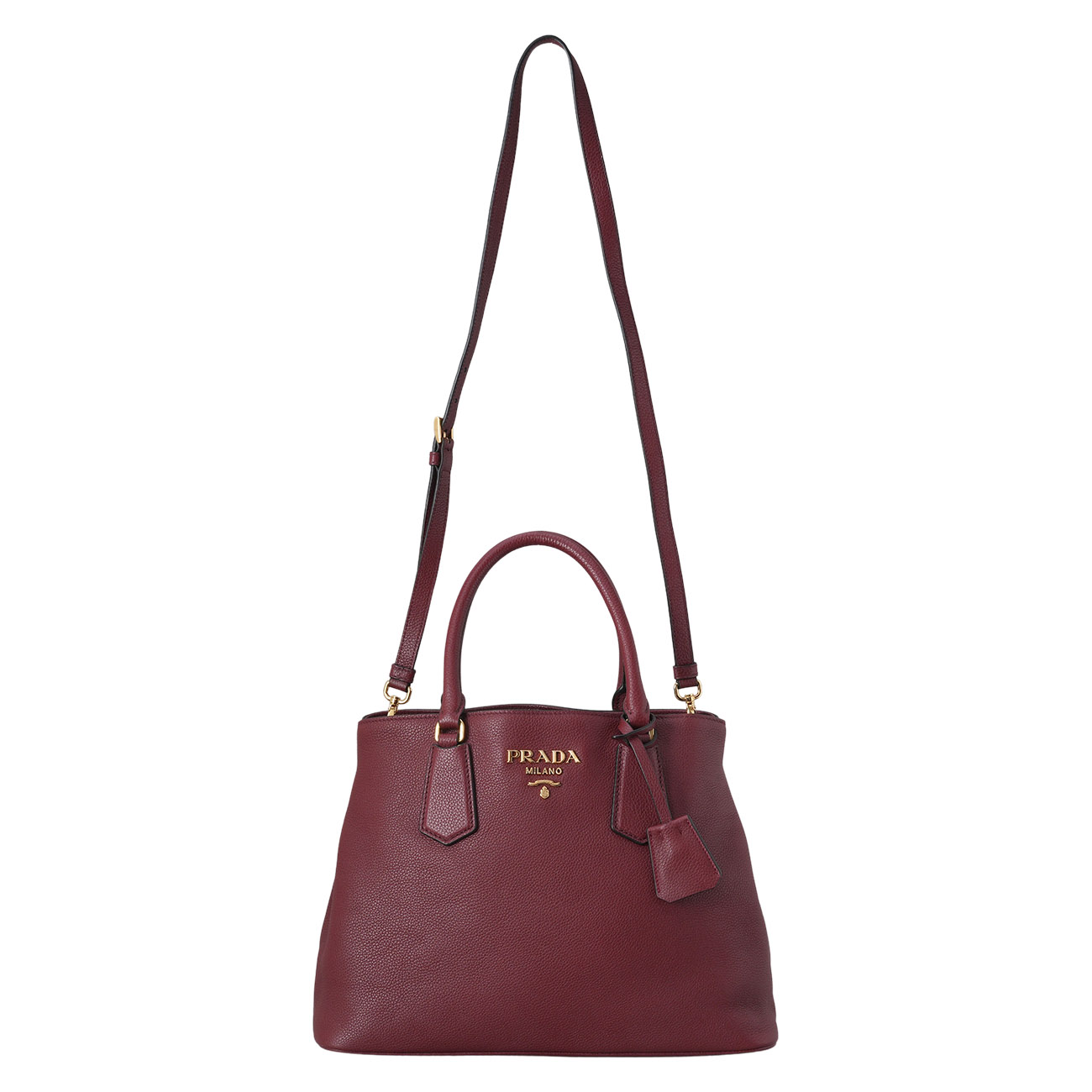 PRADA(USED)프라다 1BA239 비텔로 다이노 토트겸 숄더백