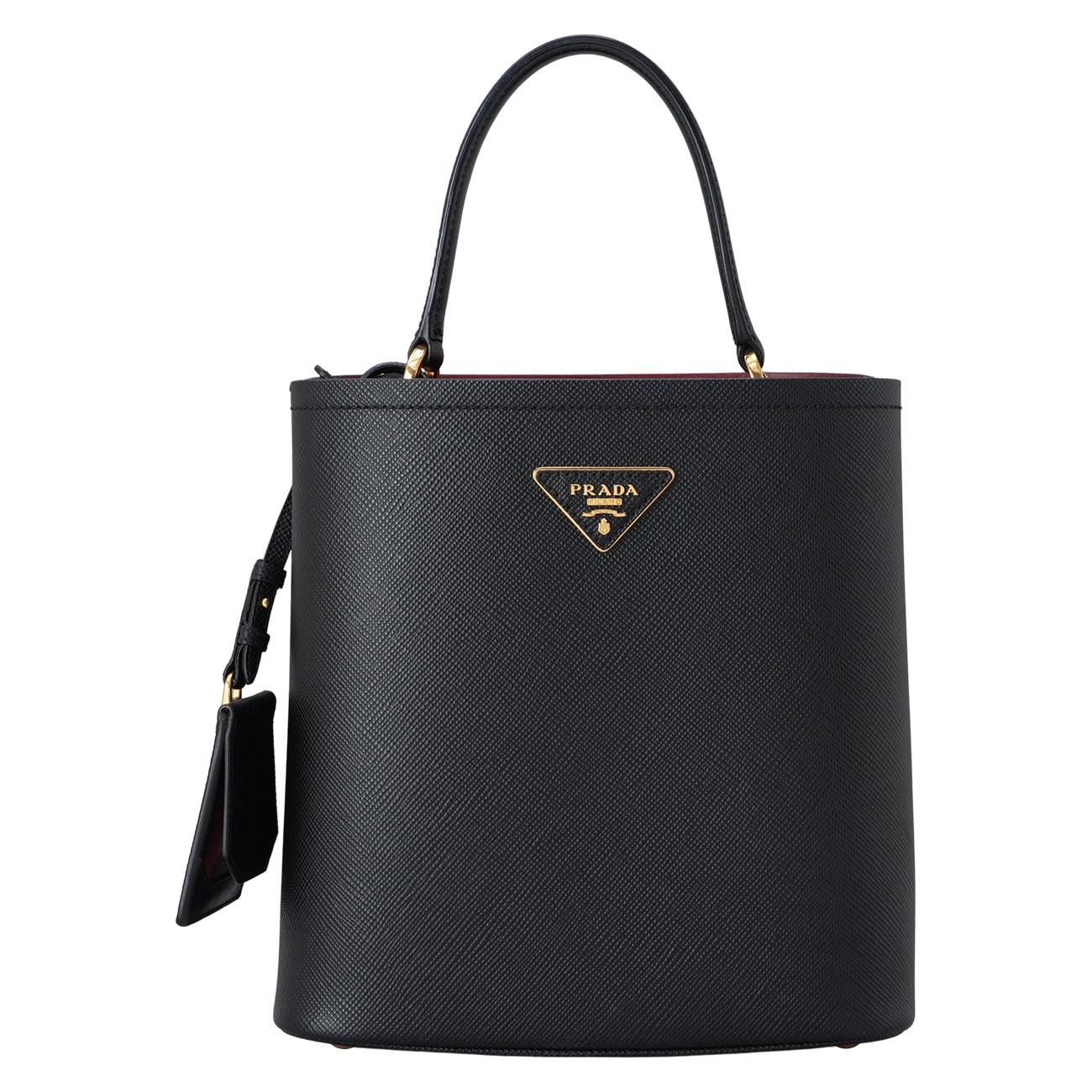 PRADA(USED)프라다 1BA212 사피아노 파니에 버킷백